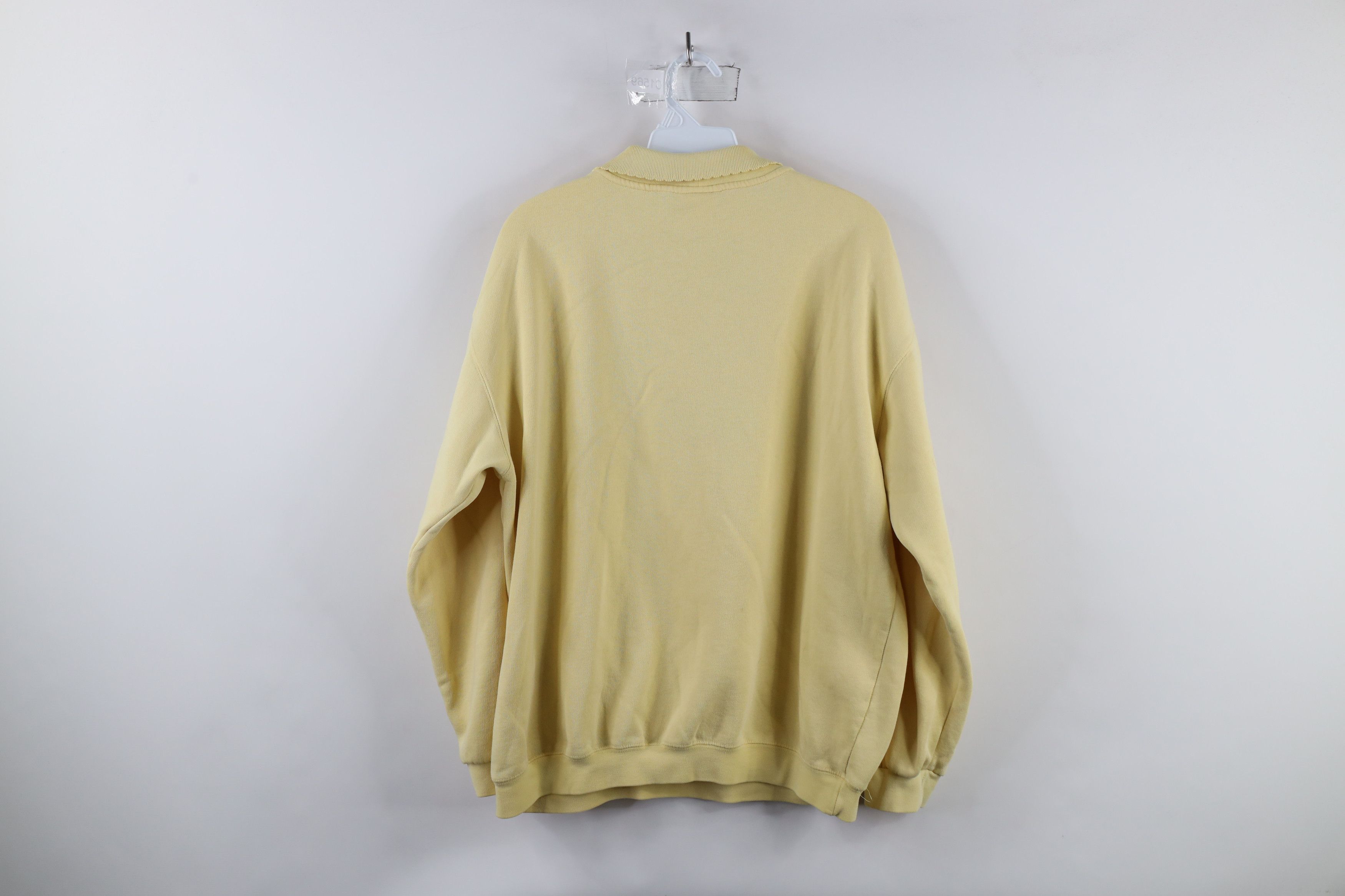 Vintage Vintage 90s Country Primitive Garden Bee Collared Sweatshirt Size L / US 10 / IT 46 - 9 Thumbnail