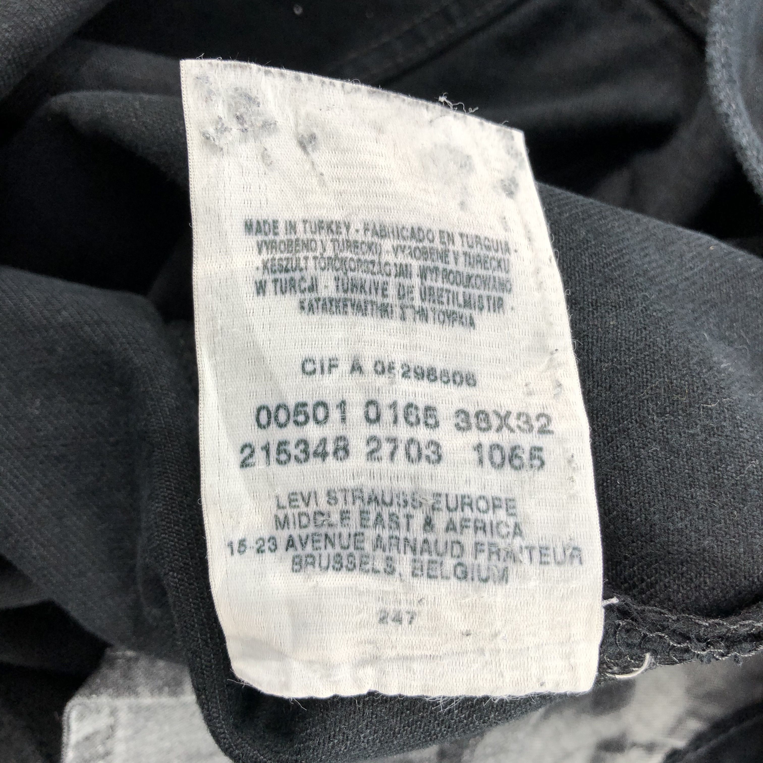 Levi's 90s Vintage Levis 501 Jeans-JM1672 Size US 39 - 13 Thumbnail
