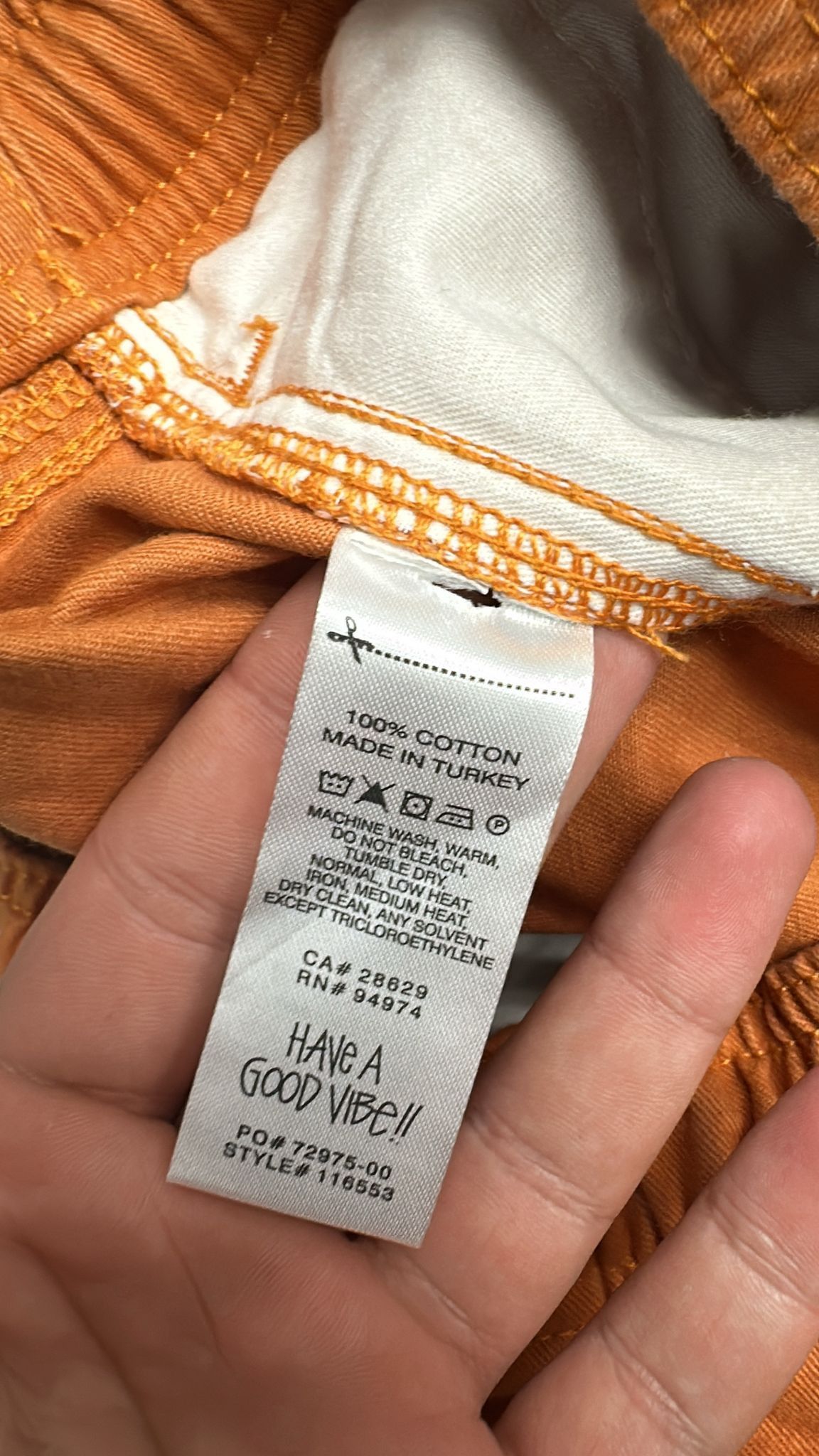 Stussy × Vintage Stüssy Brushed Beach Pant 'Orange' Size Large Size US 34 / EU 50 - 9 Thumbnail
