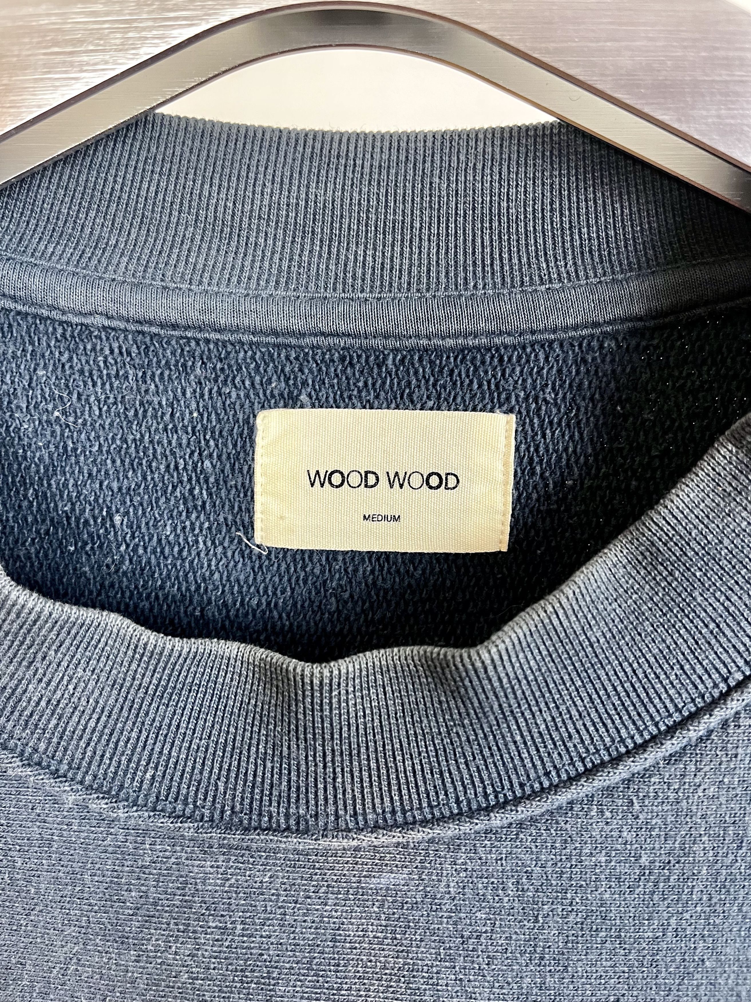 Wood Wood Embossed Fabric Wood Wood Heavy Cotton Crewneck Sweatshirt Size US M / EU 48-50 / 2 - 3 Thumbnail