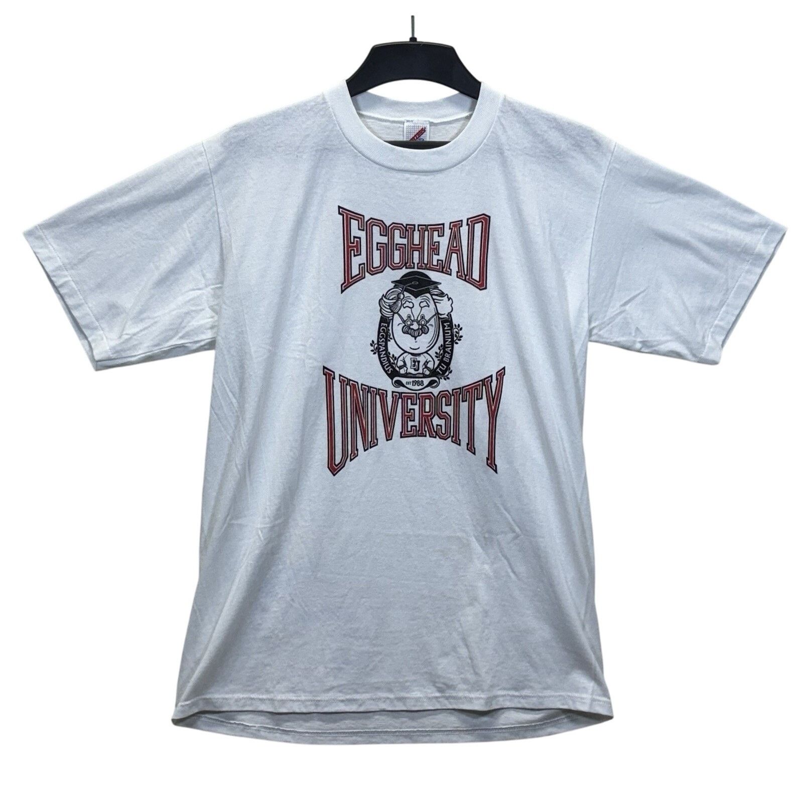 Jerzees Vintage Egghead University XXL T-shirt Single Stitch Sleeve Size US XXL / EU 58 / 5 - 1 Thumbnail