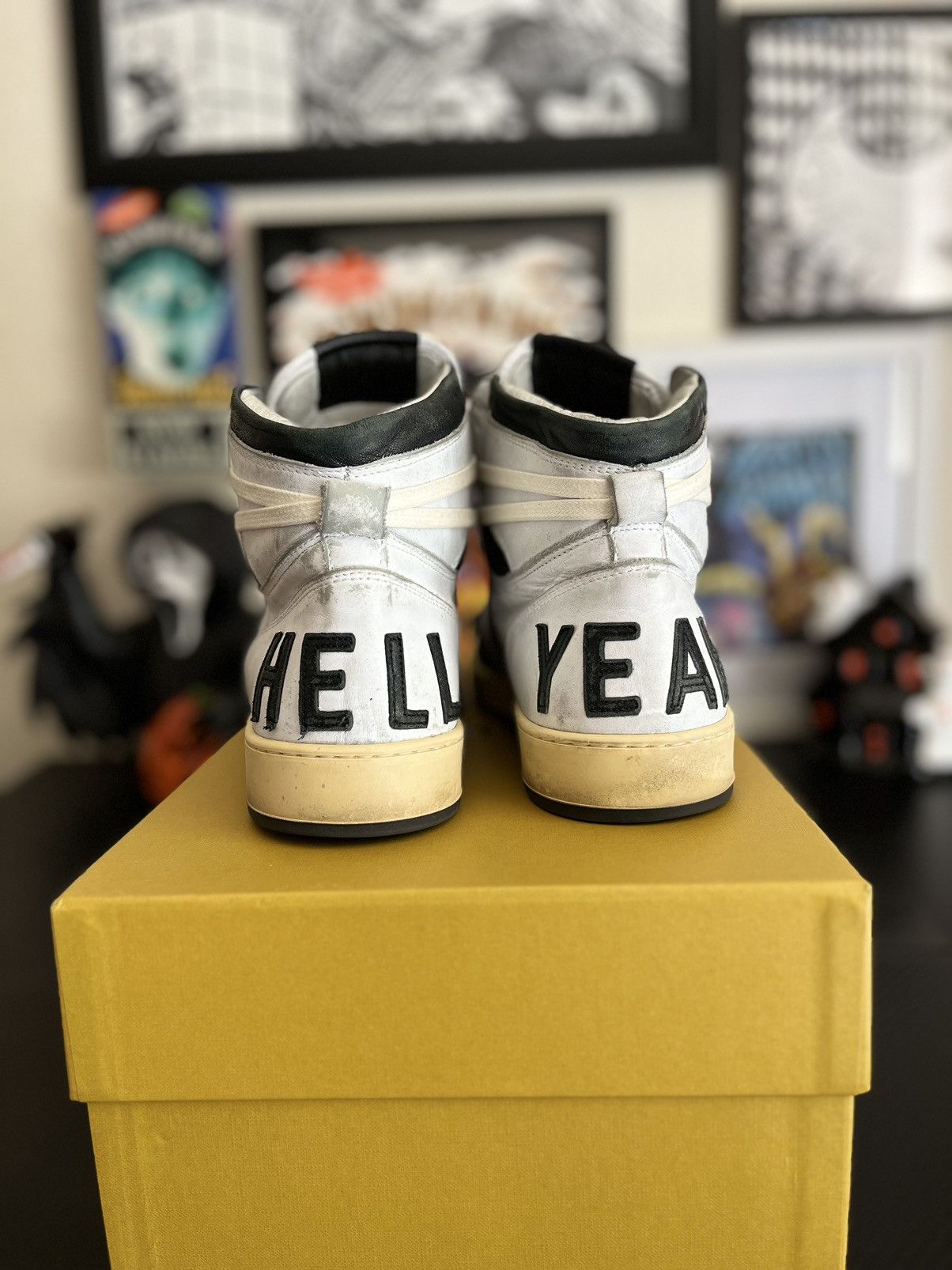 Rhude Rhude Rhecess high (HELL YEAH) Size US 8 / EU 41 - 3 Thumbnail