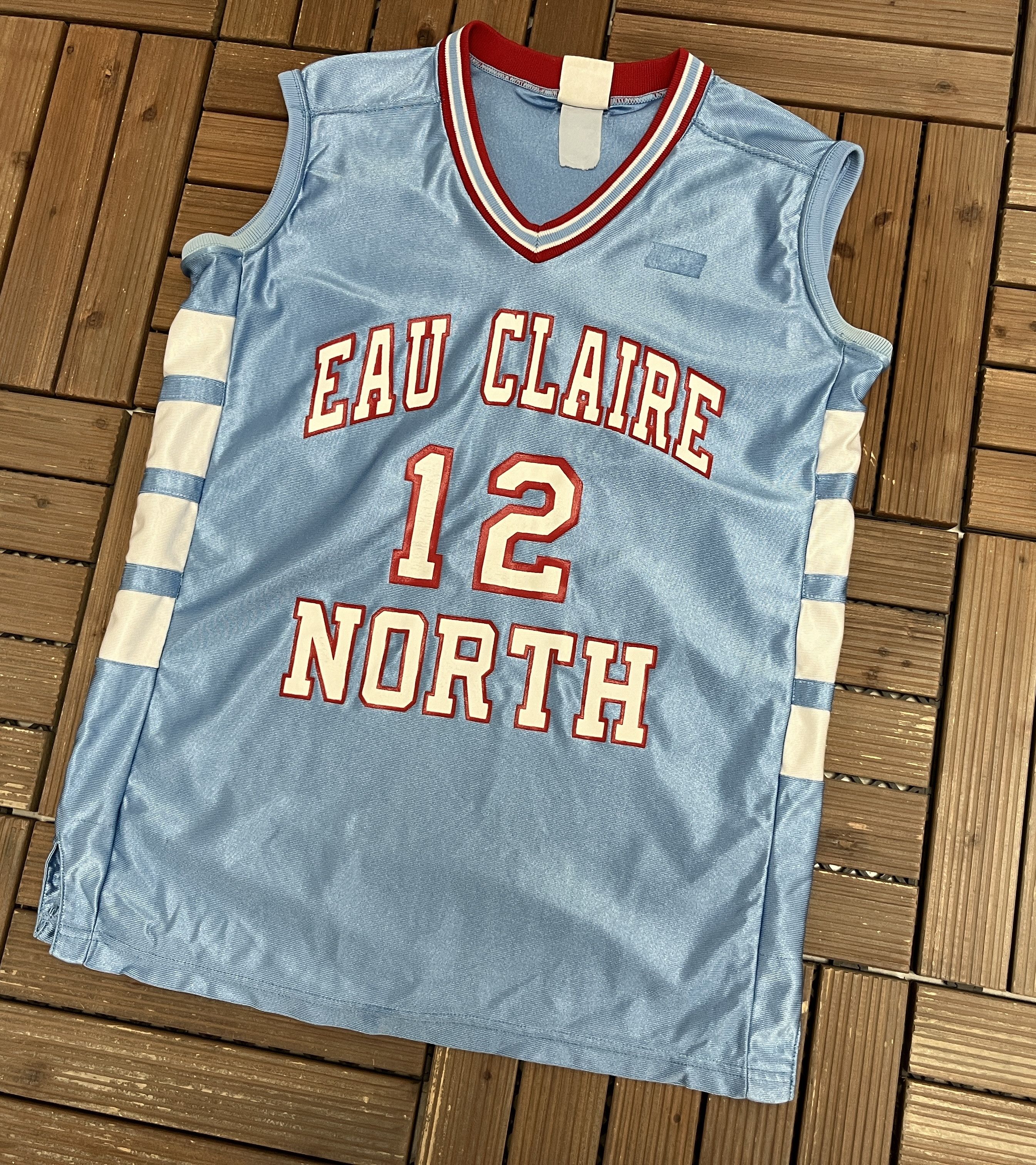 Vintage Eau Claire North Huskies Vintage Blue Basketball Jersey Size US M / EU 48-50 / 2 - 3 Thumbnail