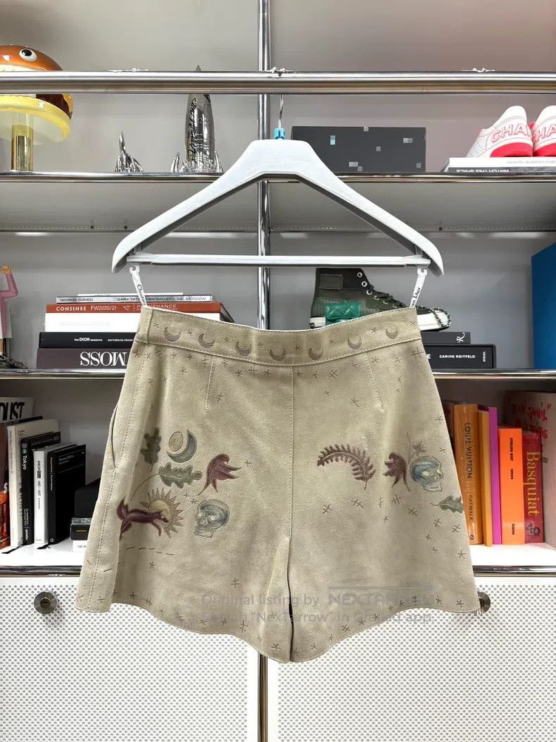 Dior Dior Khaki suede colour chart shorts Size 24" / US 00 / IT 34 - 3 Thumbnail