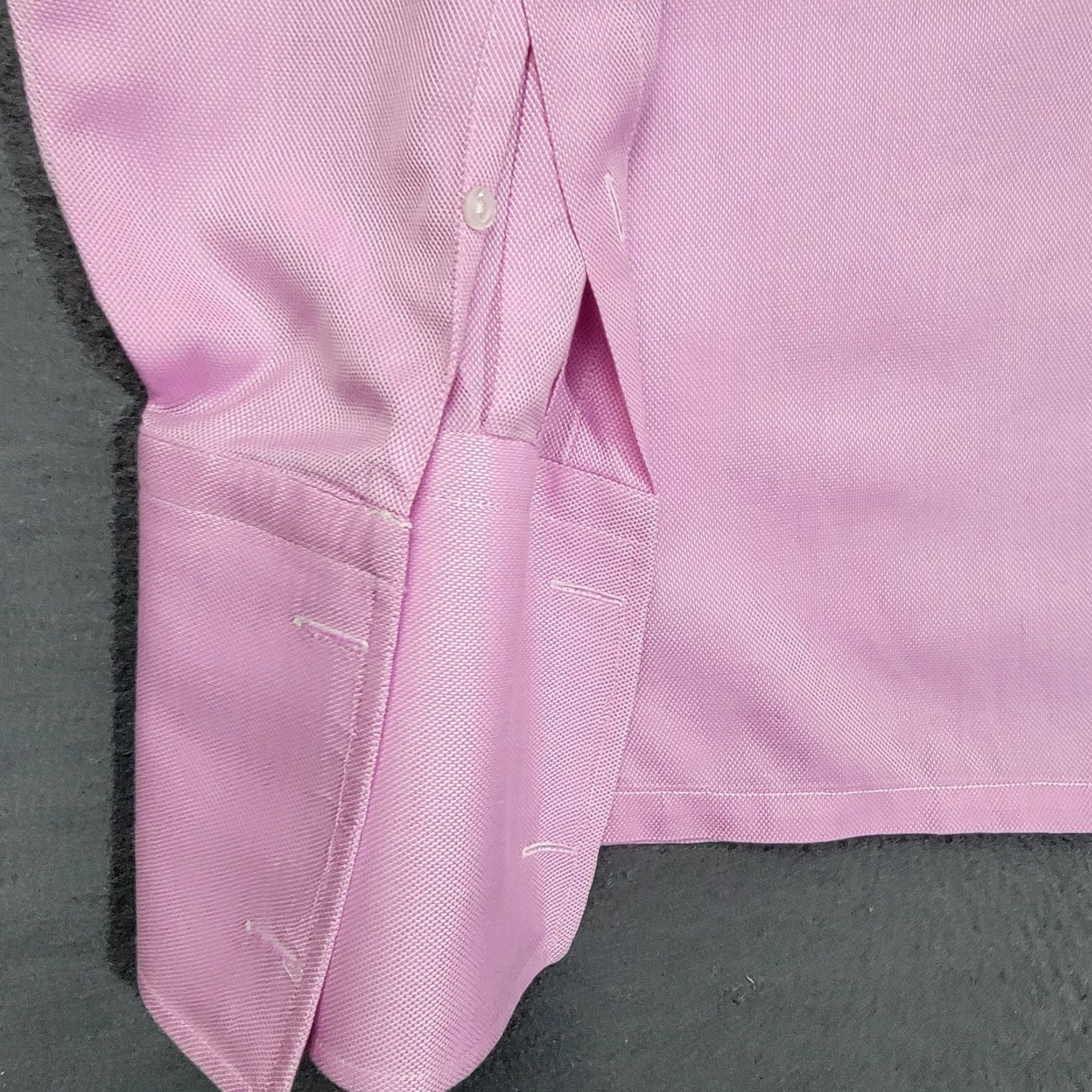 Hamilton Hamilton Shirt CO. Mens XXL Button-Down Long Sleeve Pink 1883 Flip Cuff Vintage: No Mens Size US XXL / EU 58 / 5 - 3 Thumbnail
