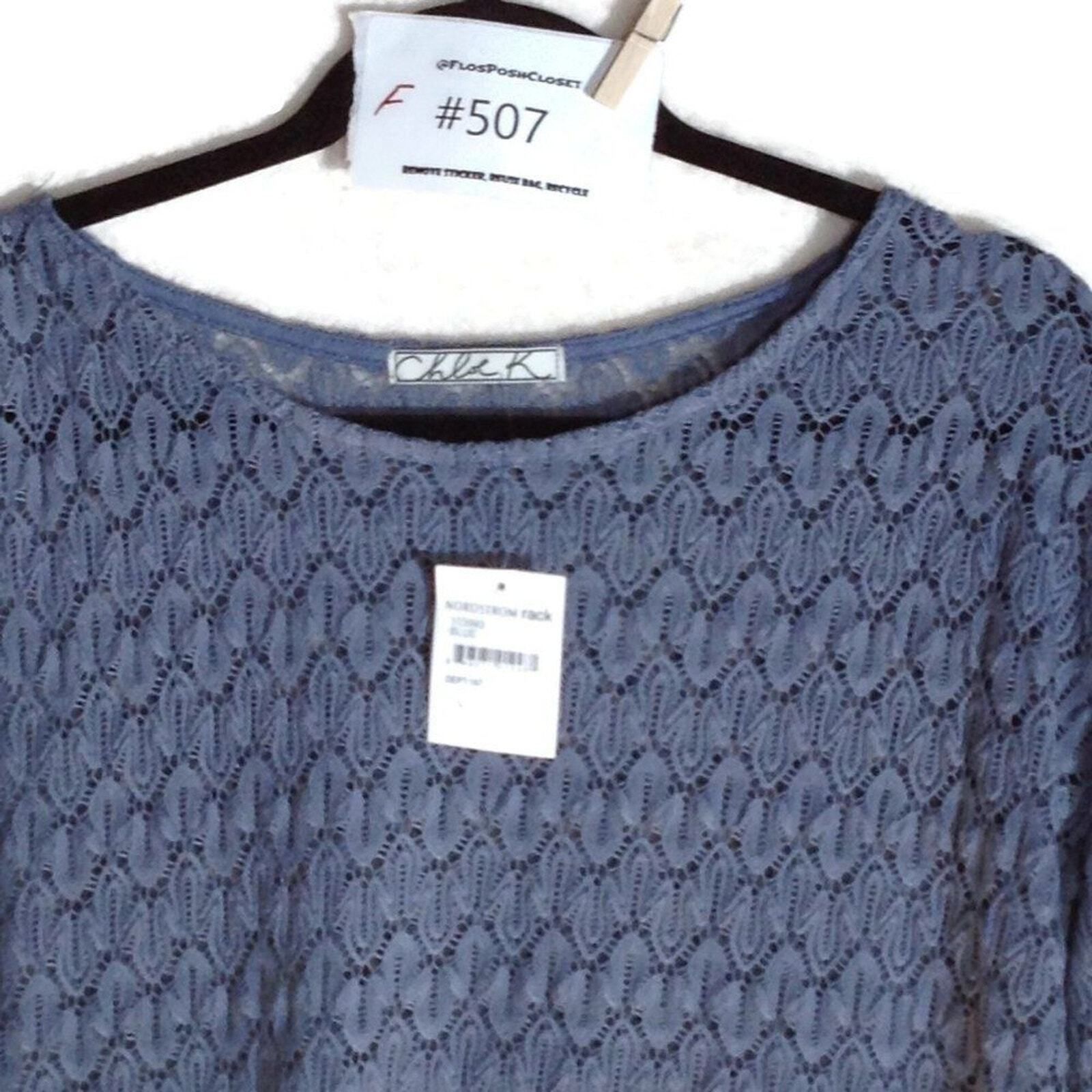 Chloe Chloe K Large Knit Lace Sweater Top Long Sleeve Delicate Cot Size L / US 10 / IT 46 - 4 Thumbnail