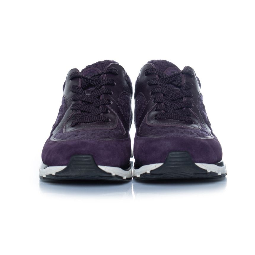 Chanel Chanel, purple interlocking CC logo sneakers Size US 9 / IT 39 - 5 Thumbnail