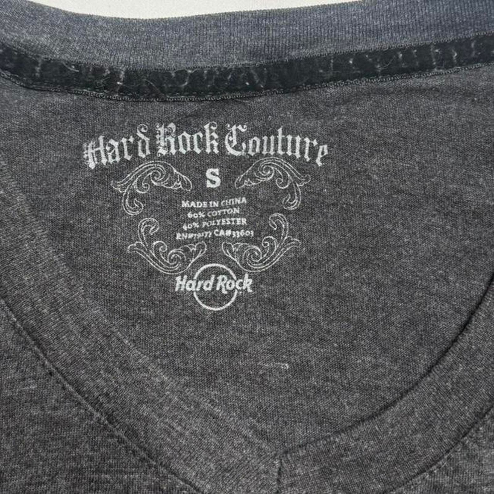 Hard Rock Cafe Hard Rock Cafe Couture gothic grunge 2000 Babytee Size small Size S / US 4 / IT 40 - 6 Thumbnail