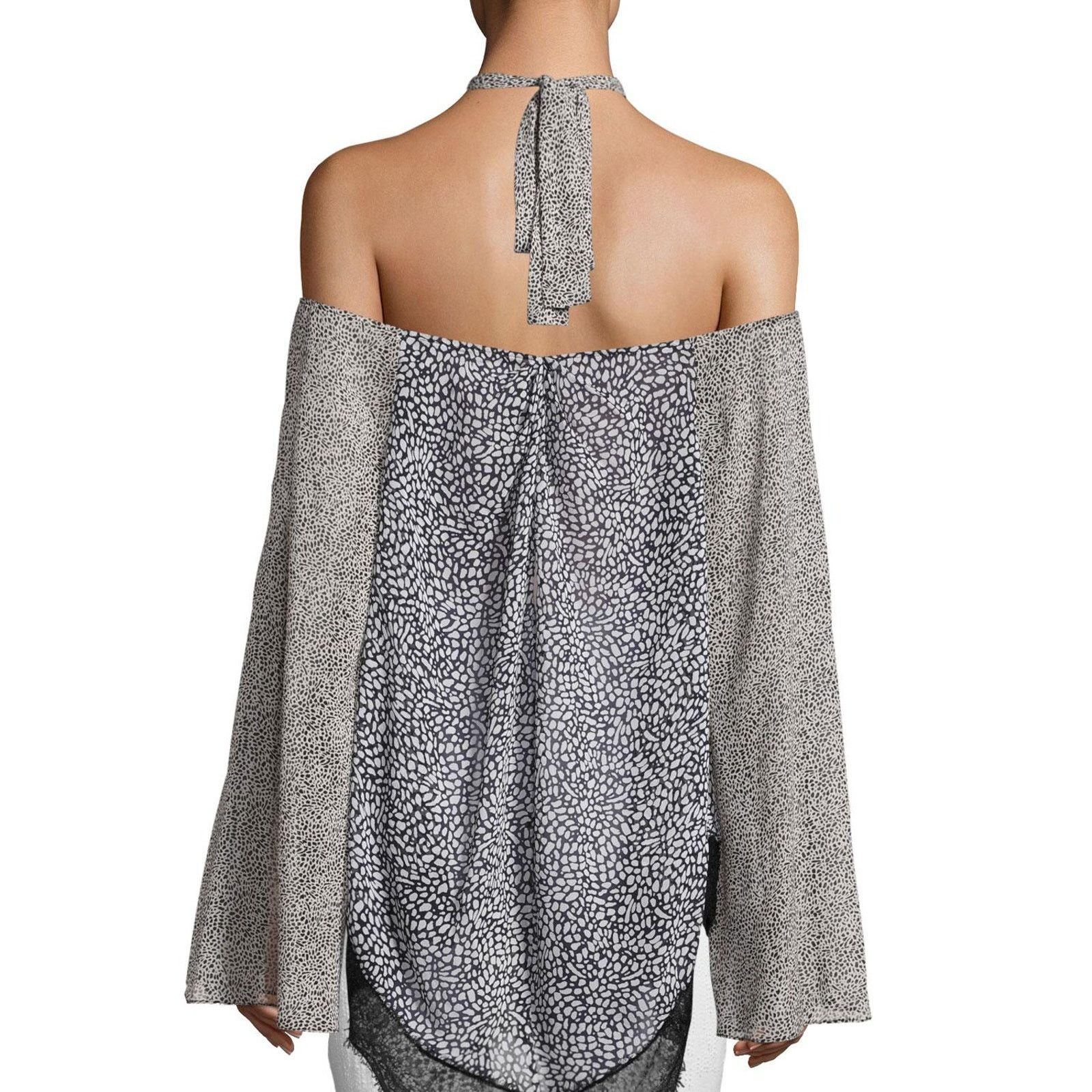 Derek Lam 10 Crosby Derek Lam 10 Crosby Long Sleeve Cold-Shoulder Halter-Tie Size XS / US 0-2 / IT 36-38 - 2 Thumbnail