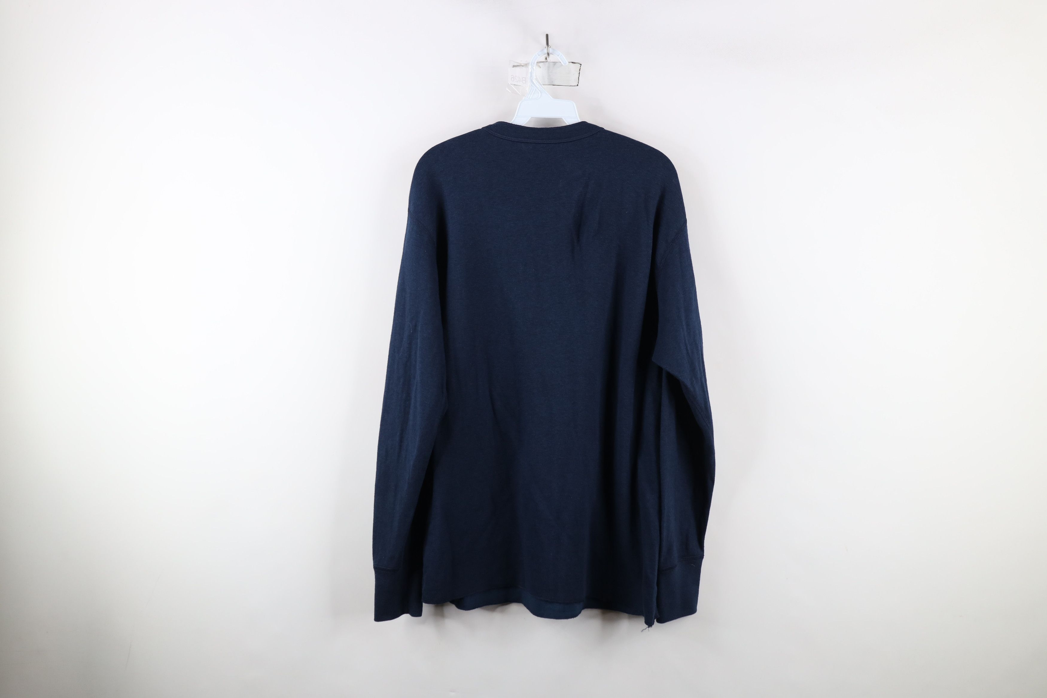 L.L. Bean × Vintage Vintage LL Bean Wool Blend Knit Long Sleeve Henley T-Shirt Size US M / EU 48-50 / 2 - 11 Thumbnail