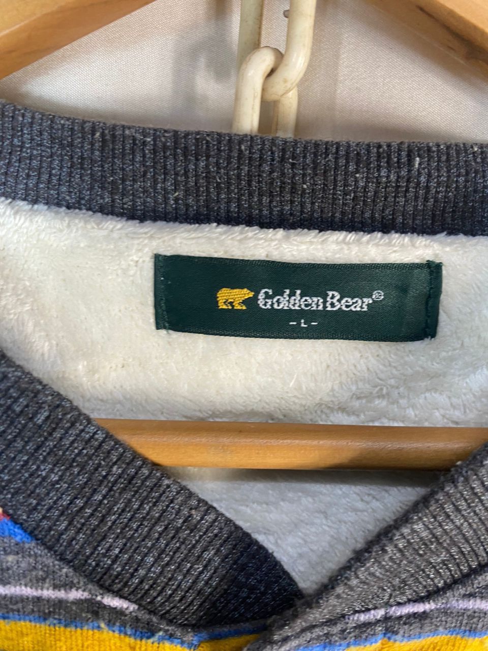 Golden Bear Golden bear small logo multicolor stripe sweatshirt Size US M / EU 48-50 / 2 - 6 Thumbnail