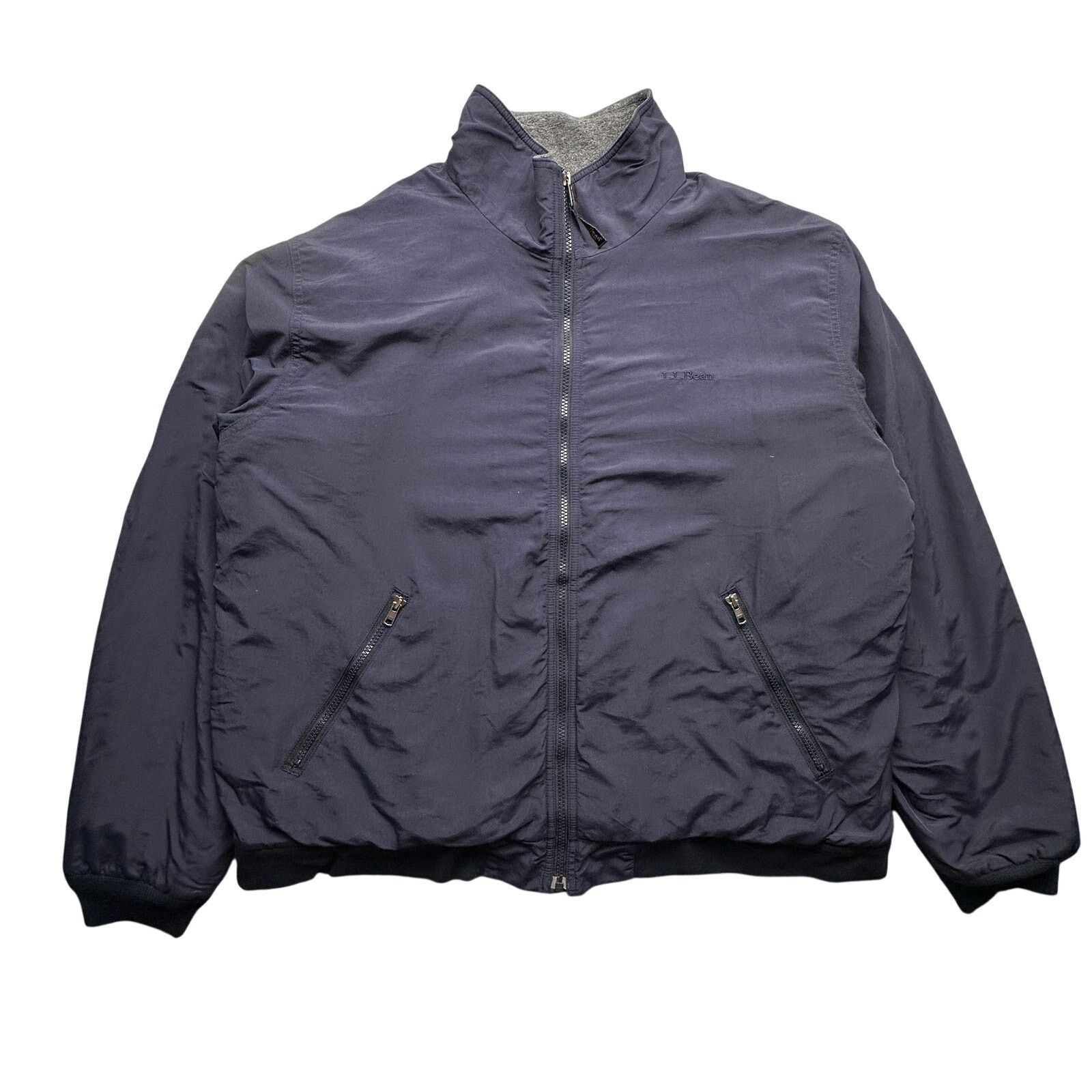 L.L. Bean LL Bean Fleece Lined Insulated Warm Up Jacket Men XL 0 UF49 Size US XL / EU 56 / 4 - 1 Thumbnail