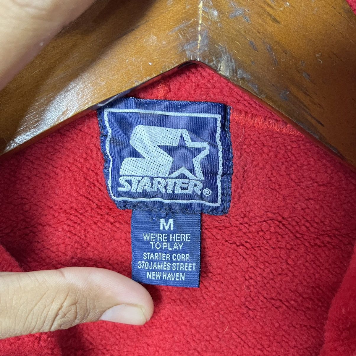 Starter Vintage Starter USA Half Zip Hoodie Size US M / EU 48-50 / 2 - 7 Thumbnail