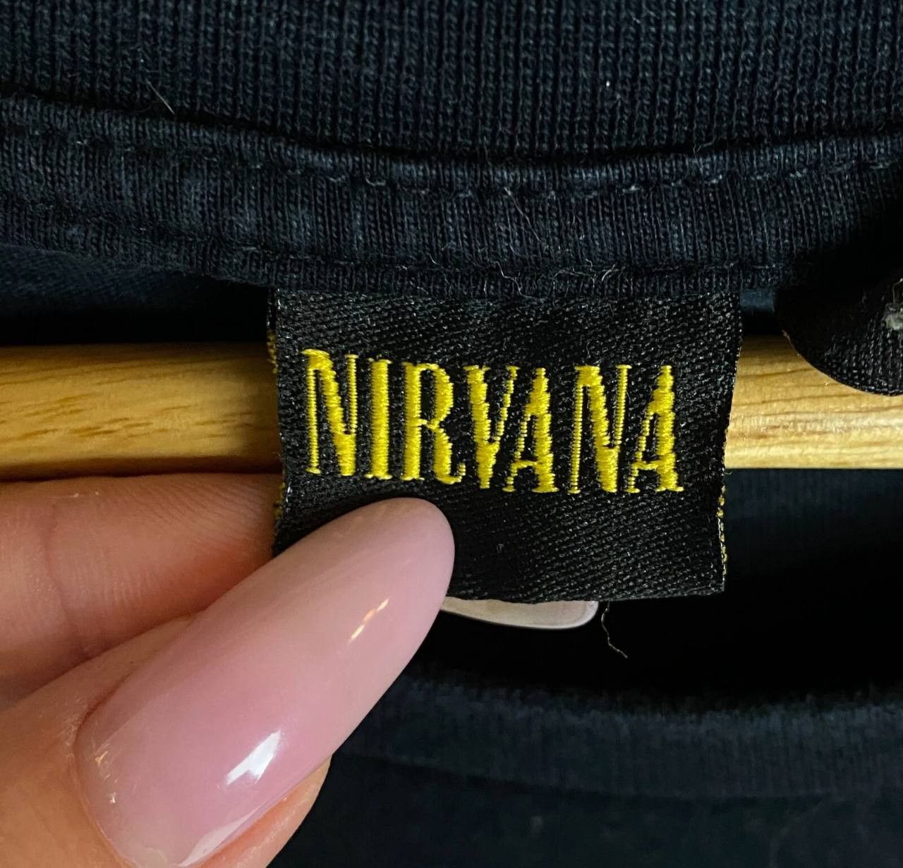 Nirvana Nirvana Tee Men's Size XL Black Short Sleeve Cotton ` Size US XL / EU 56 / 4 - 5 Thumbnail