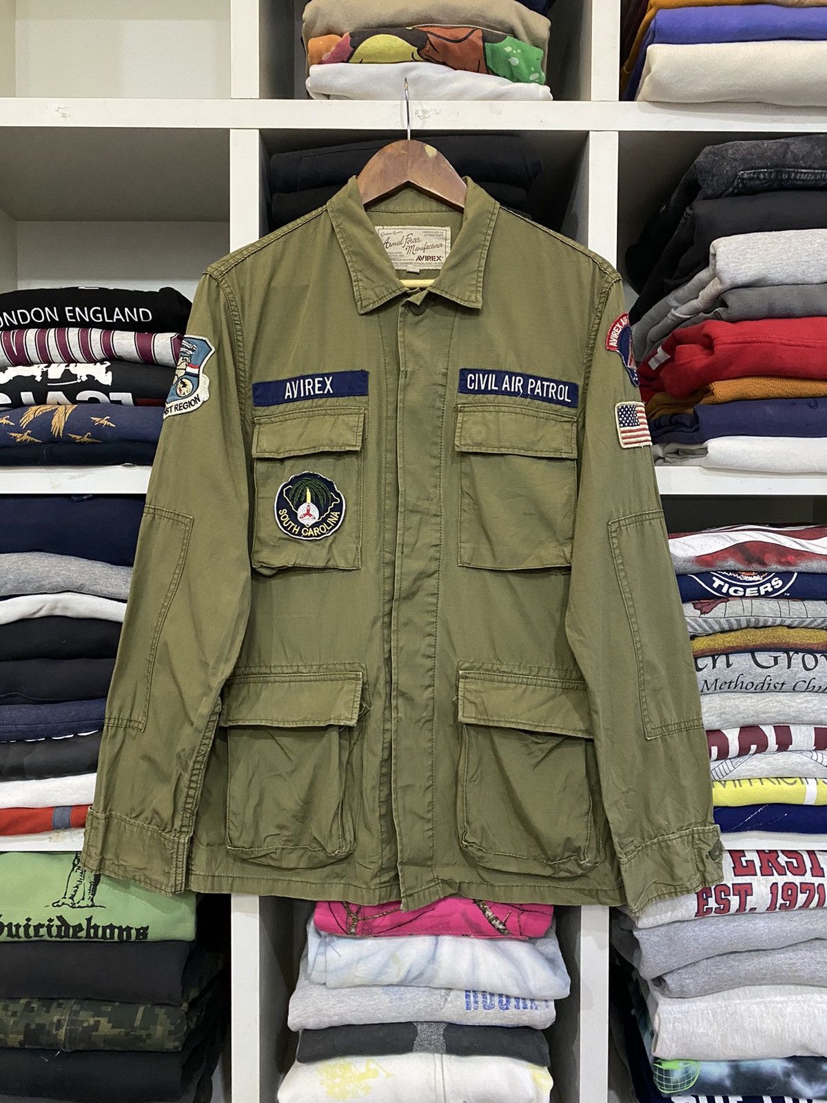 Avirex × Vintage Vintage Avirex patch jacket Size US M / EU 48-50 / 2 - 1 Thumbnail