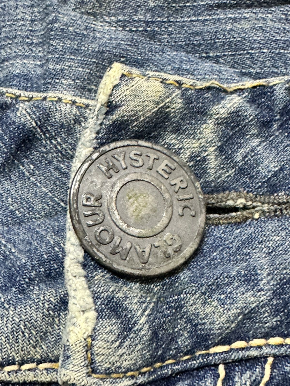 Hysteric Glamour Vintage Chilling By Hysteric Glamour Low Rise Flare Denim Size US 27 - 8 Thumbnail