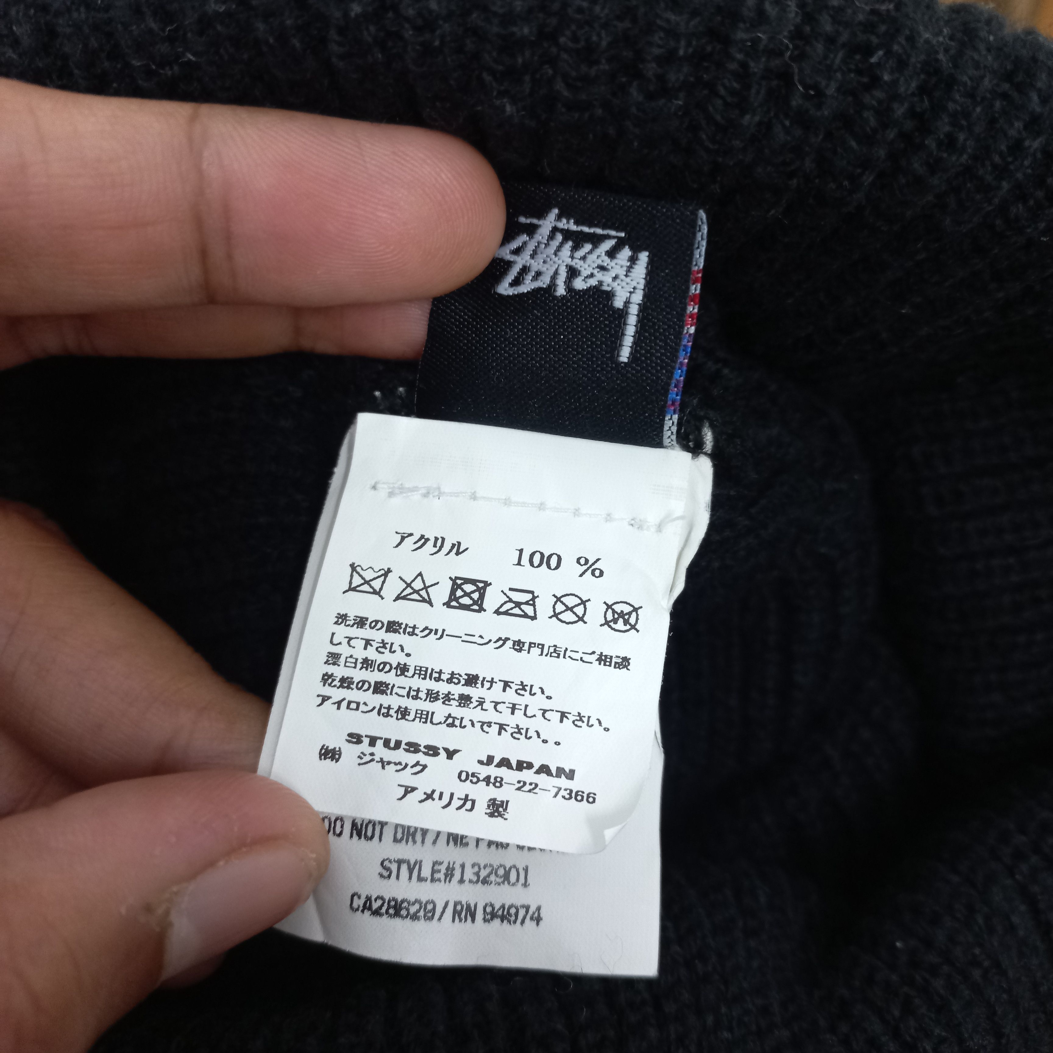 Stussy 💥 Stussy japan signture logo made in usa short beanie hat Size ONE SIZE - 6 Thumbnail