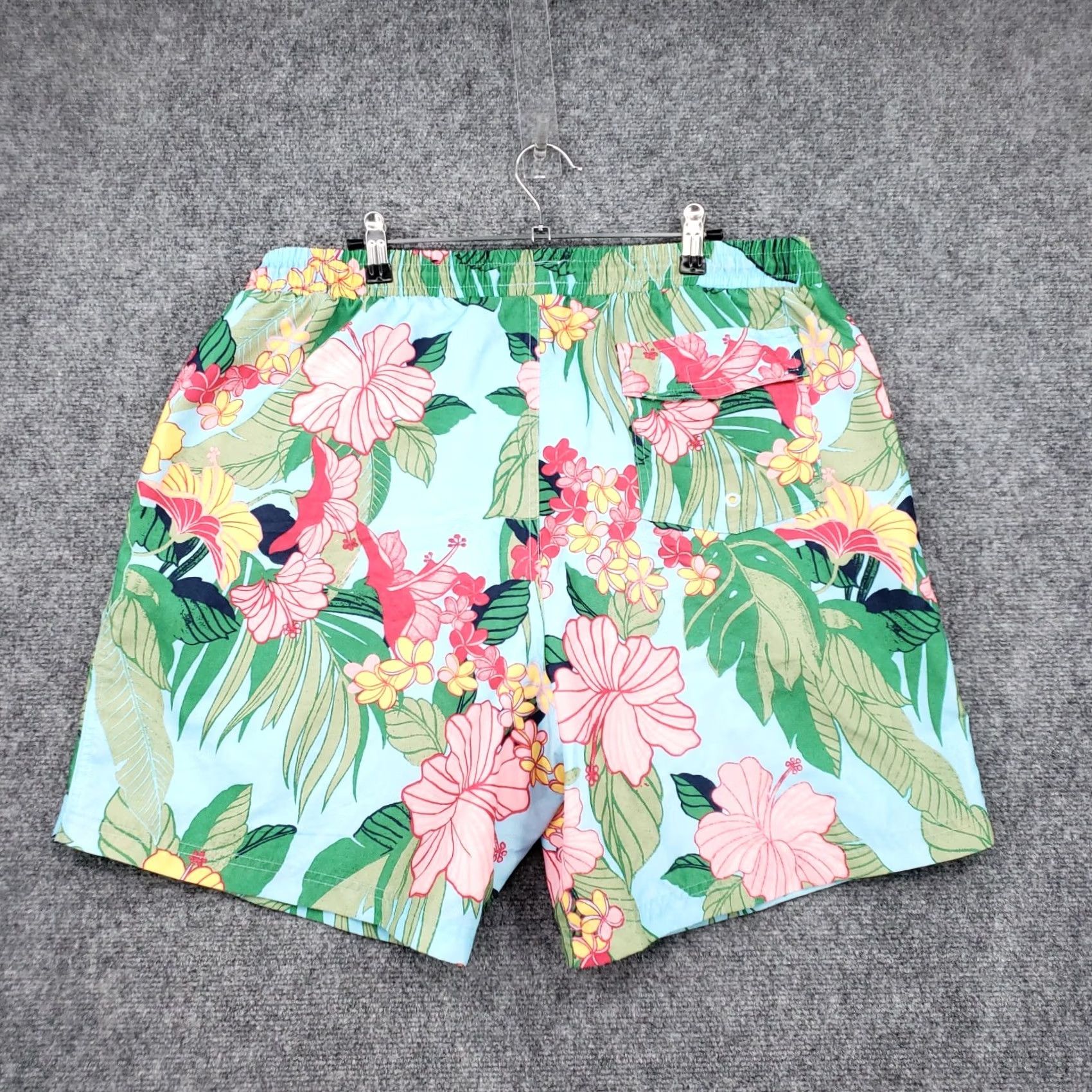 Club Room Club Room Swim Trunk Shorts Mens XL Floral Hibiscus Boardshort Tropical Beach Size US 36 / EU 52 - 2 Thumbnail
