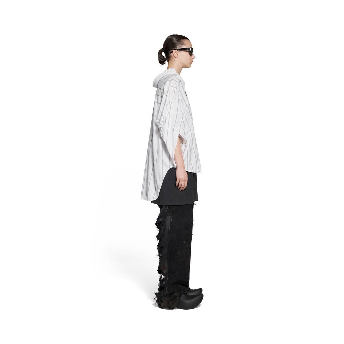 Balenciaga o1la1rc1a0325 Bb Corp Swing Twisted Shirt Large Fit Size XL / US 12-14 / IT 48-50 - 3 Thumbnail