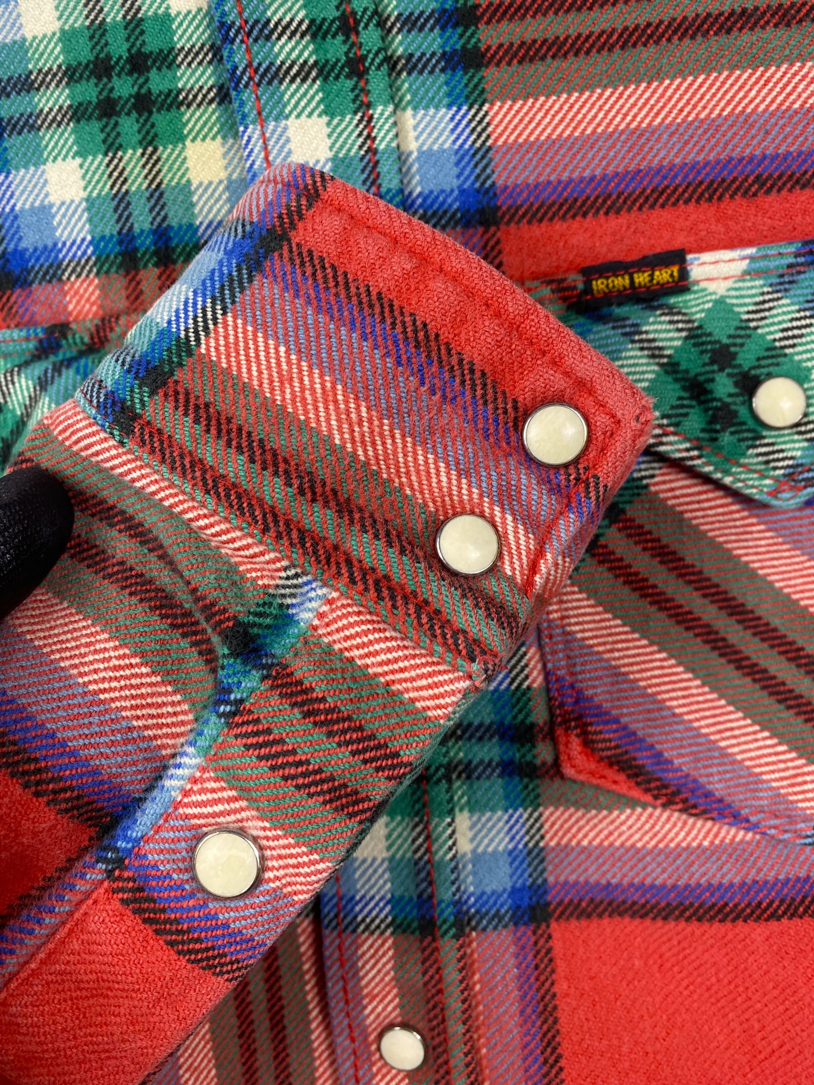 Iron Heart Iron heart red checked flannel shirt Size US S / EU 44-46 / 1 - 7 Thumbnail