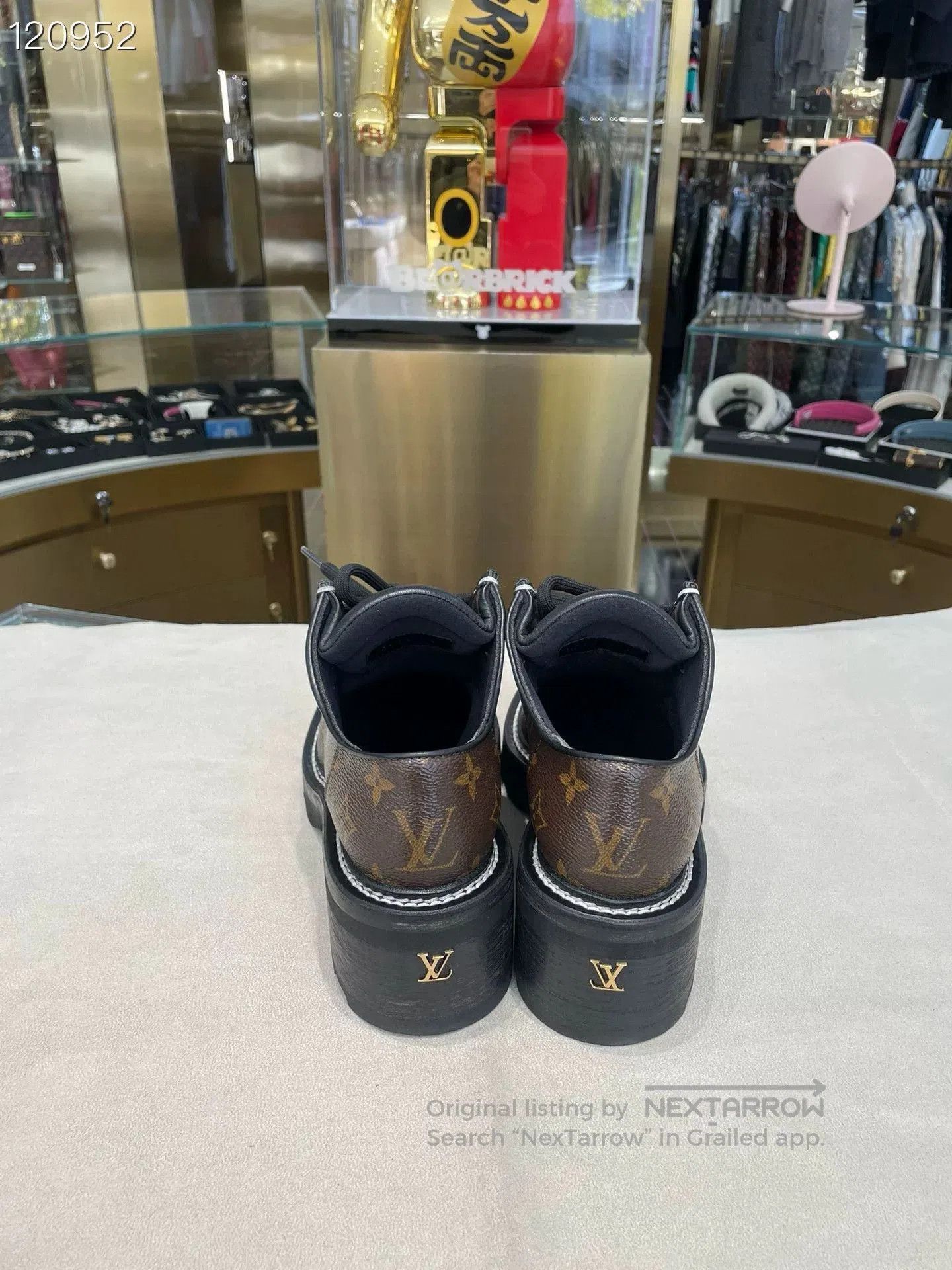 Louis Vuitton Louis Vuitton Beauvoir Monogram Platform Derby. Size US 7 / IT 37 - 4 Thumbnail