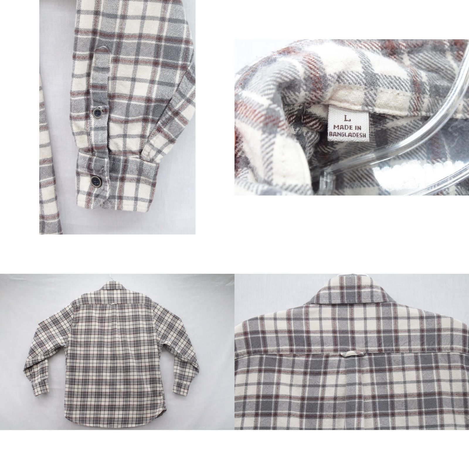 Lumberjack JACHS Flannel Shirt Mens L Brown Plaid Lumberjack Outdoors Gorpcore Cotton Shirt Size US L / EU 52-54 / 3 - 8 Thumbnail