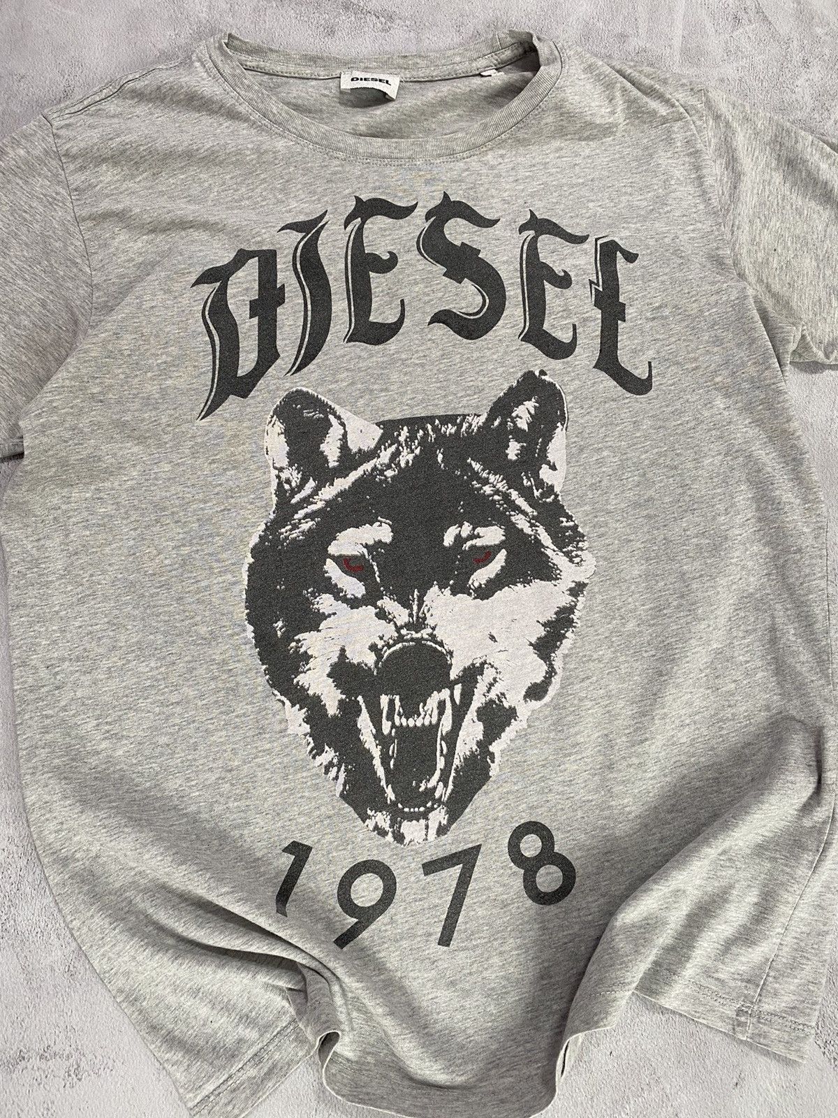 Diesel 🐺 T Shirt Diesel Big Logo Wolf Size US M / EU 48-50 / 2 - 2 Thumbnail