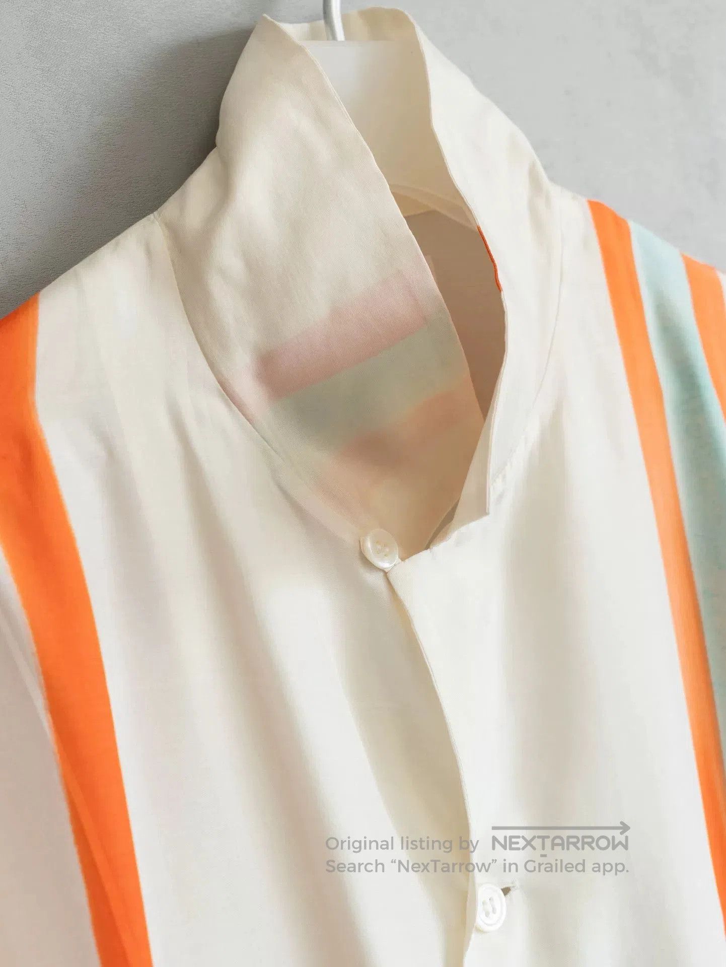 Yohji Yamamoto Yohji Yamamoto 91SS Cuban Collar Silk Shirt. Size US M / EU 48-50 / 2 - 4 Thumbnail
