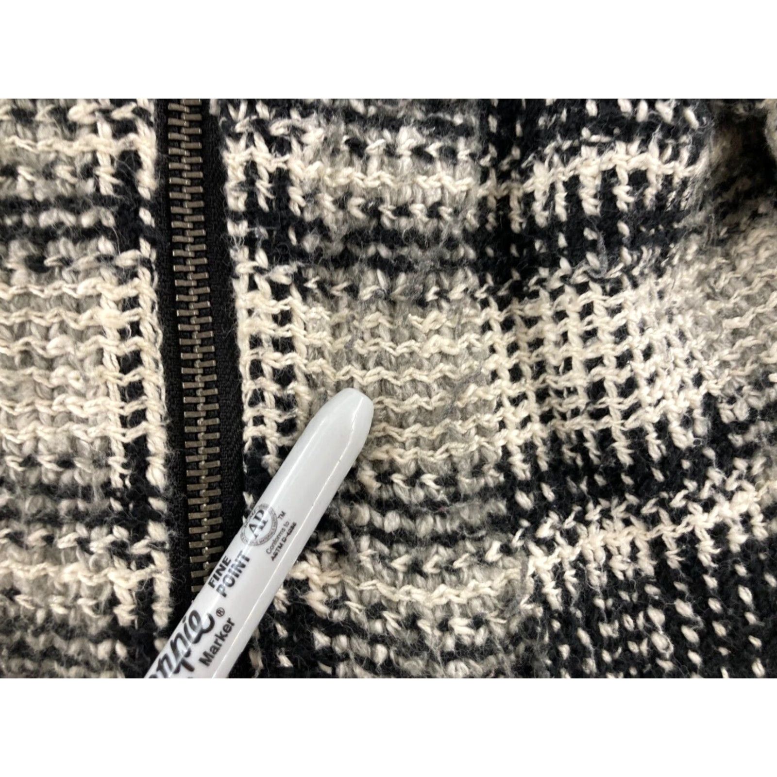 Lucky Brand Lucky Brand Sweater Multicolor Full Zip Womens Medium Long Sleeve Cotton Blend Size M / US 6-8 / IT 42-44 - 5 Thumbnail