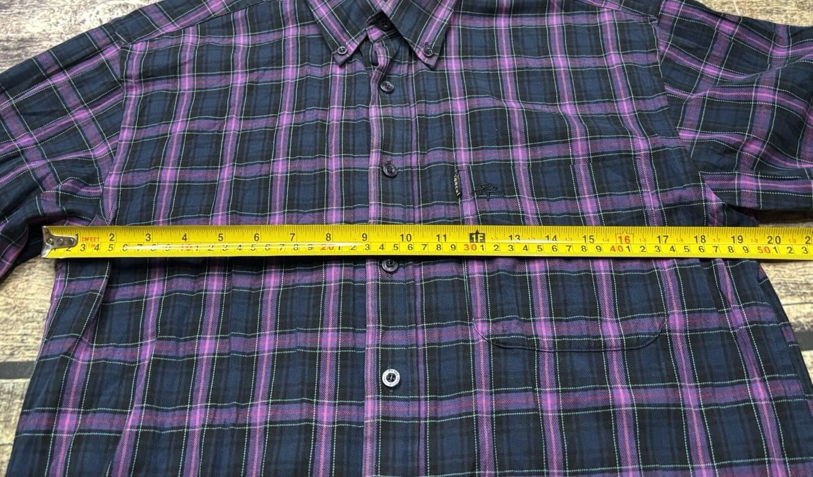Pierre Balmain 90s Pierre Balmain Shirt Mens Medium Check Plaid Cotton Size US M / EU 48-50 / 2 - 10 Thumbnail