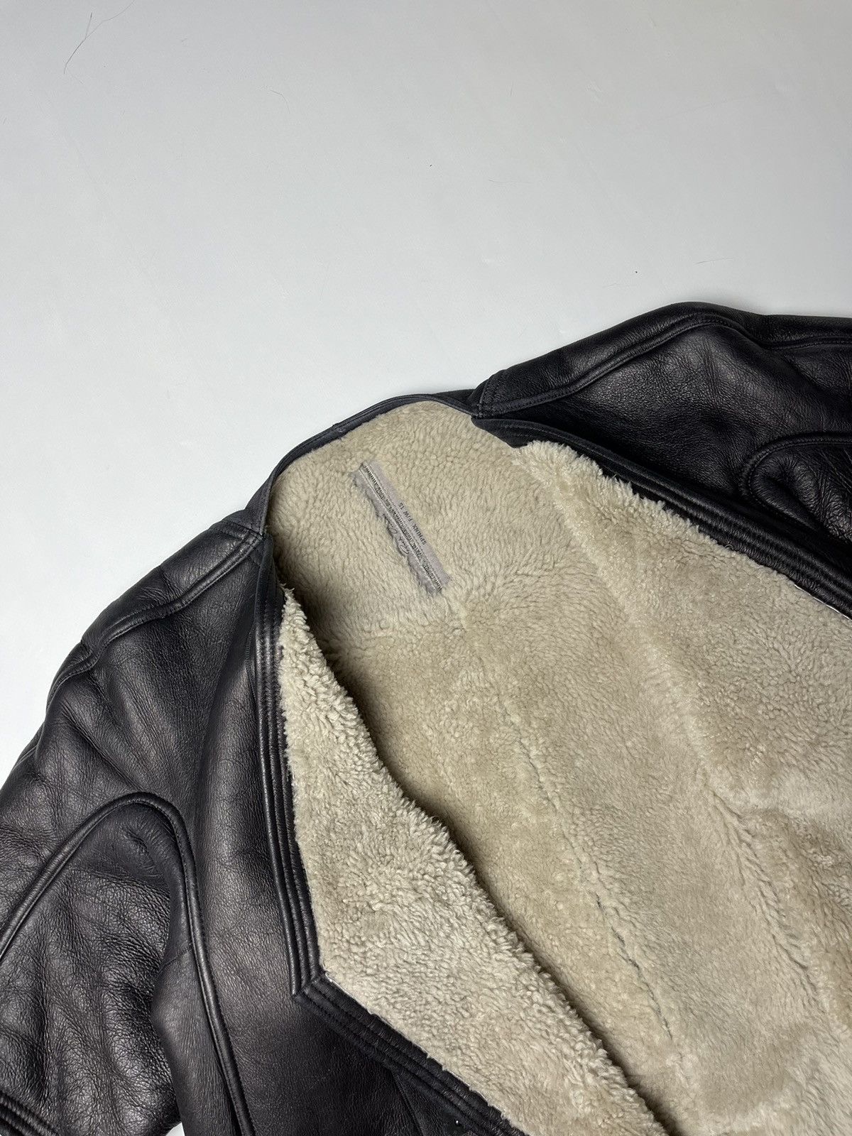 Rick Owens Rick Owen’s Sphinx F/W 15 Leather Jacket Size M / US 6-8 / IT 42-44 - 6 Thumbnail