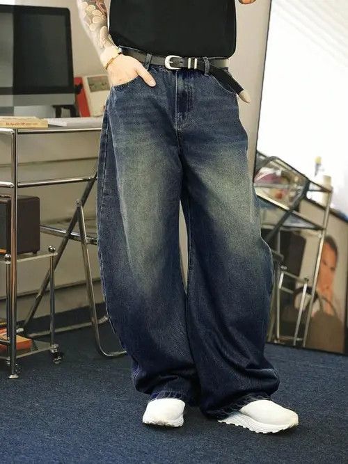 Jean Ichiko x Fujii Retro Y2k Denim Jeans Relaxed Fit Size US 32 / EU 48 - 6 Thumbnail