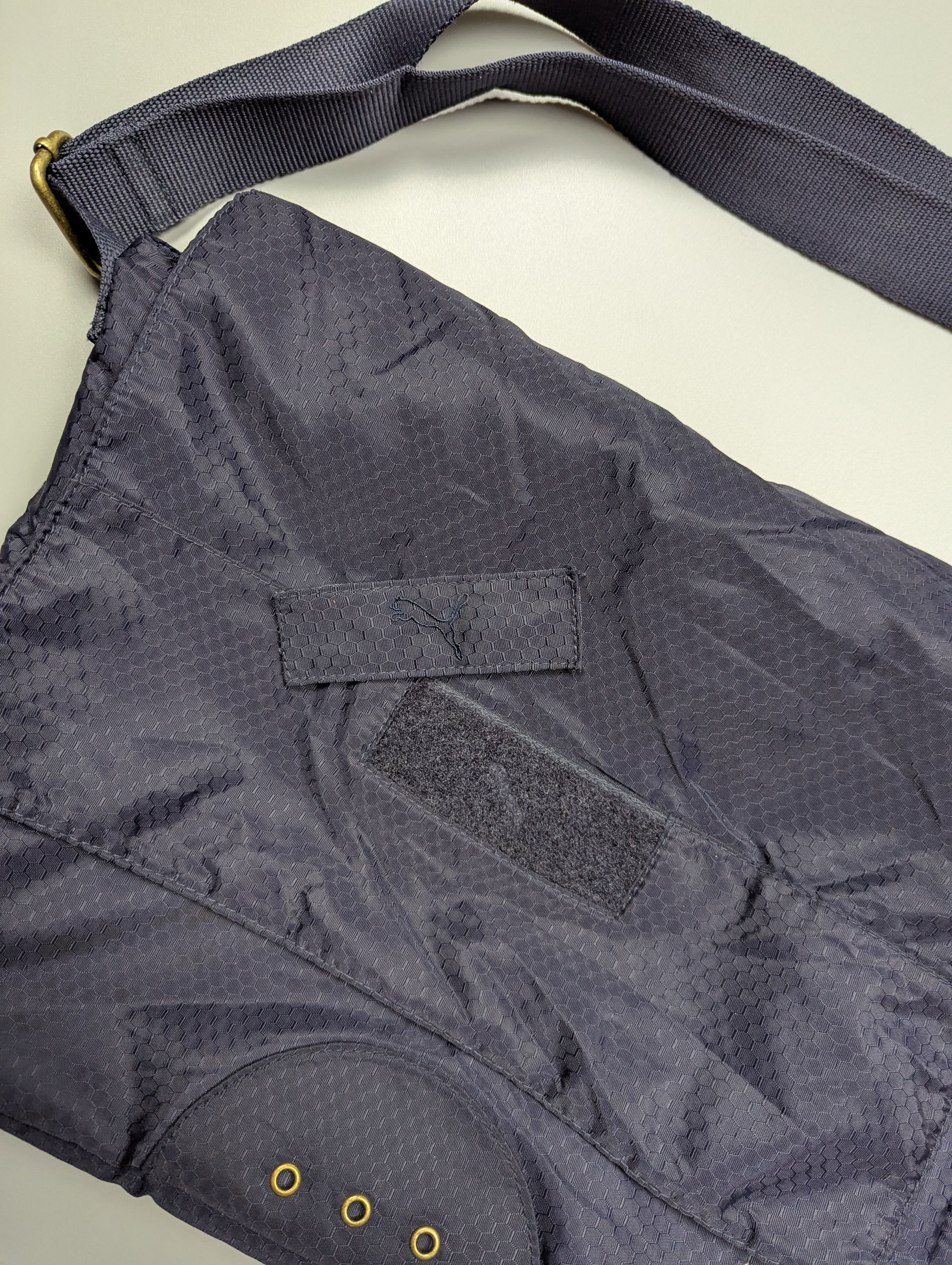 Puma PUMA Vintage Men's Dark Blue Messenger Bag Size ONE SIZE - 7 Thumbnail