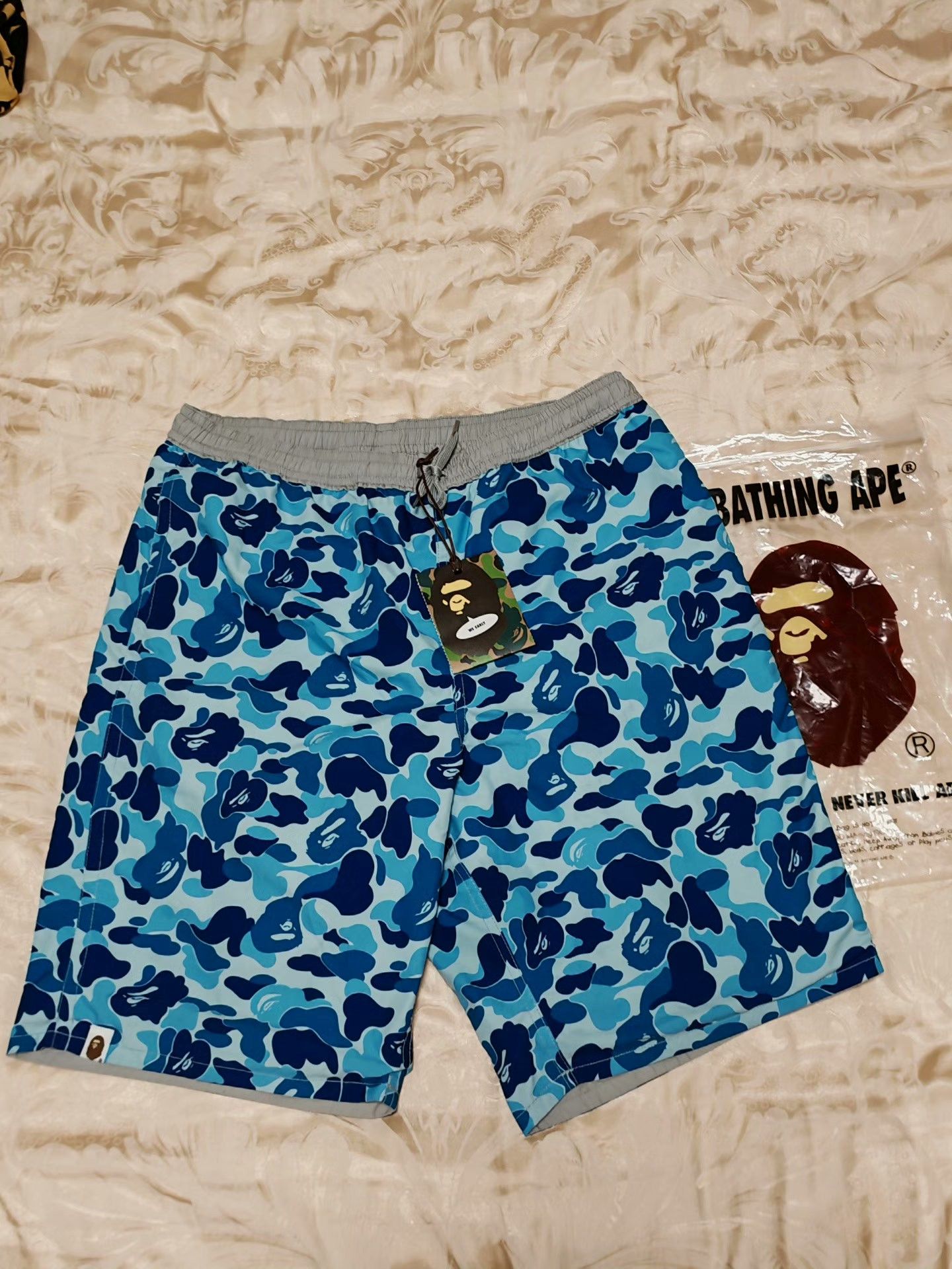 Bape Bape Blue Shorts XL Men Size US 36 / EU 52 - 1 Thumbnail