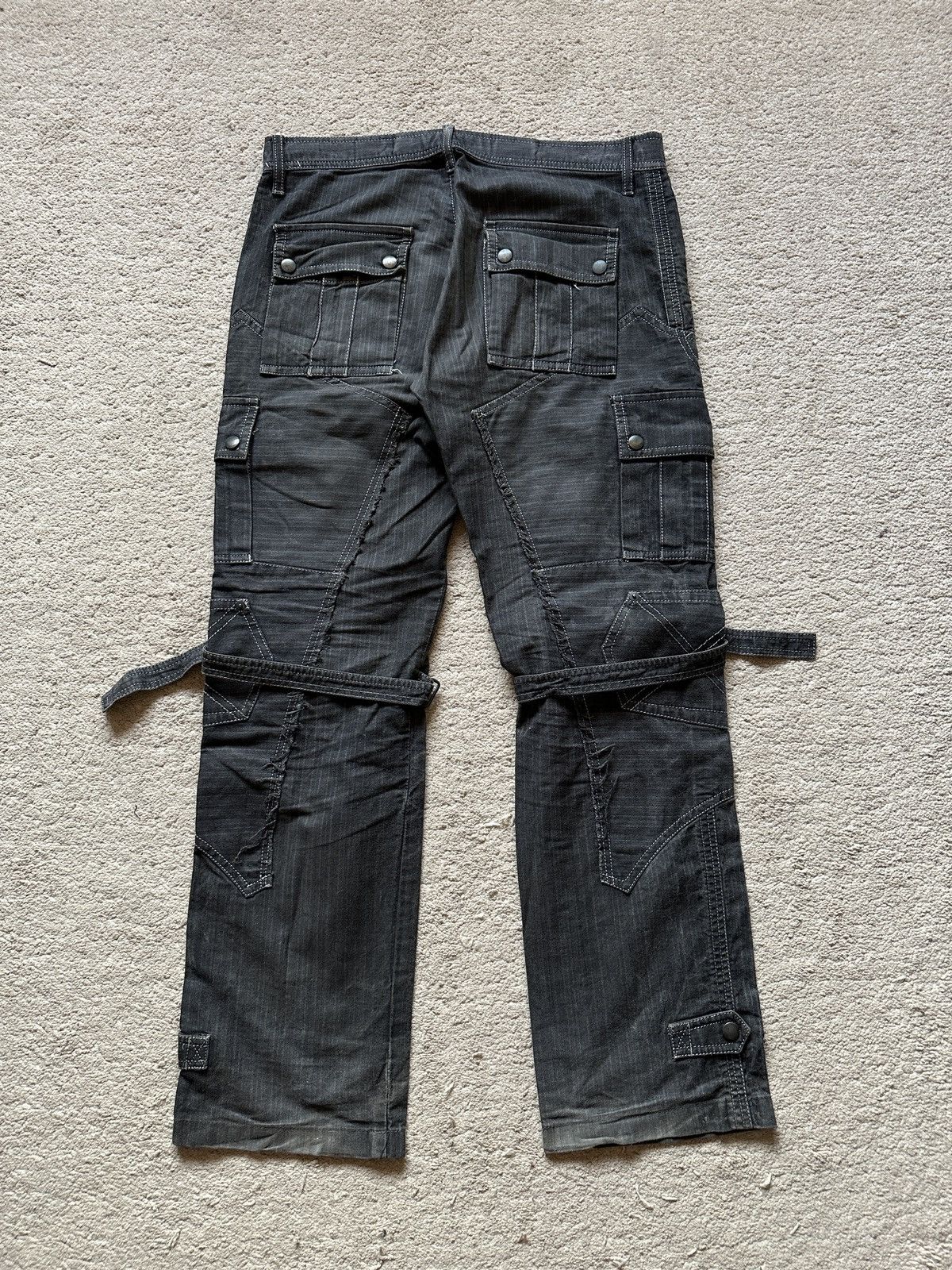 Kiminori Morishita 2000s Halb Waist Knee cargo Pant Size US 32 / EU 48 - 10 Thumbnail