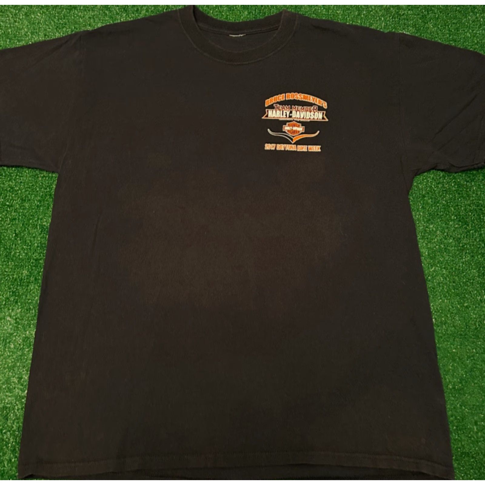 Harley Davidson VINTAGE Harley-Davidson Daytona Beach Bike Week 2017 Team Member Rare Shirt Mens Large Gray 90s Biker Grunge Hip Hop Motorcycle Punk USA Y2K Logo Size US L / EU 52-54 / 3 - 2 Thumbnail