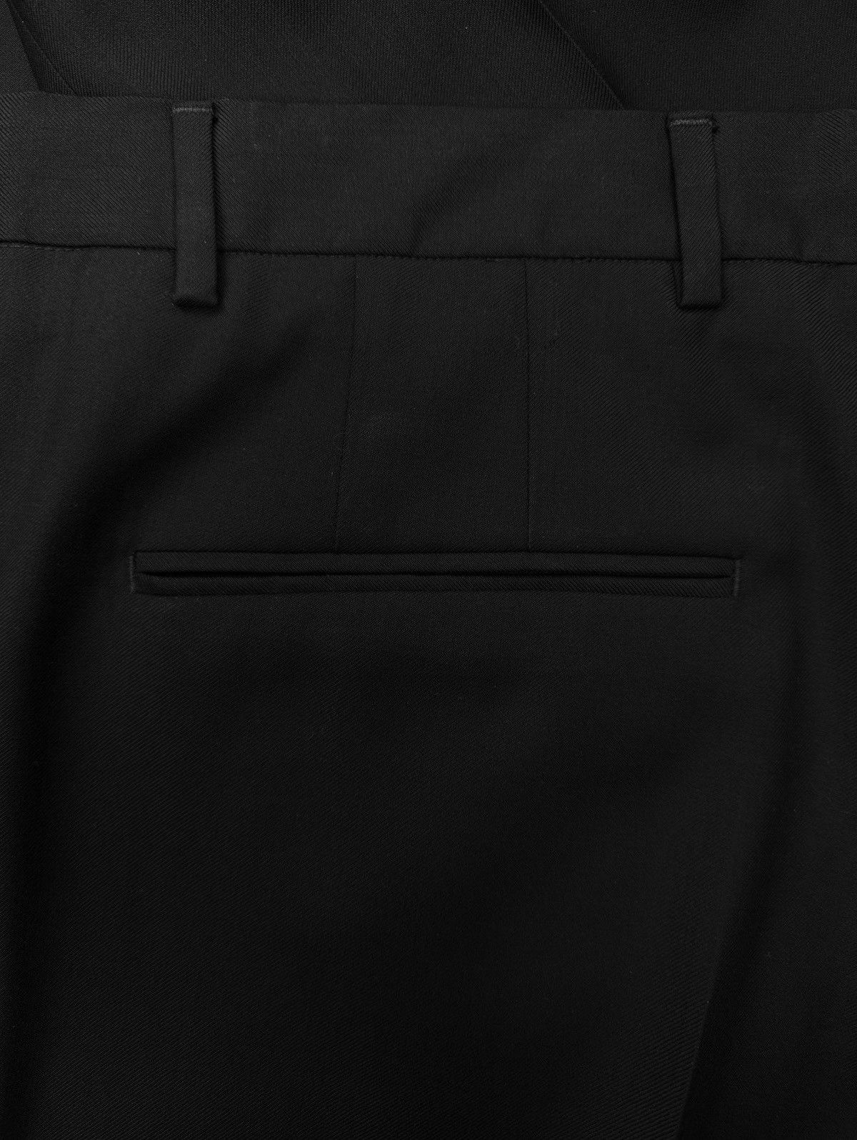 Bottega Veneta Bottega Veneta Uniform Black Slim Cut Pleated Trousers Size US 40 / EU 56 - 4 Thumbnail