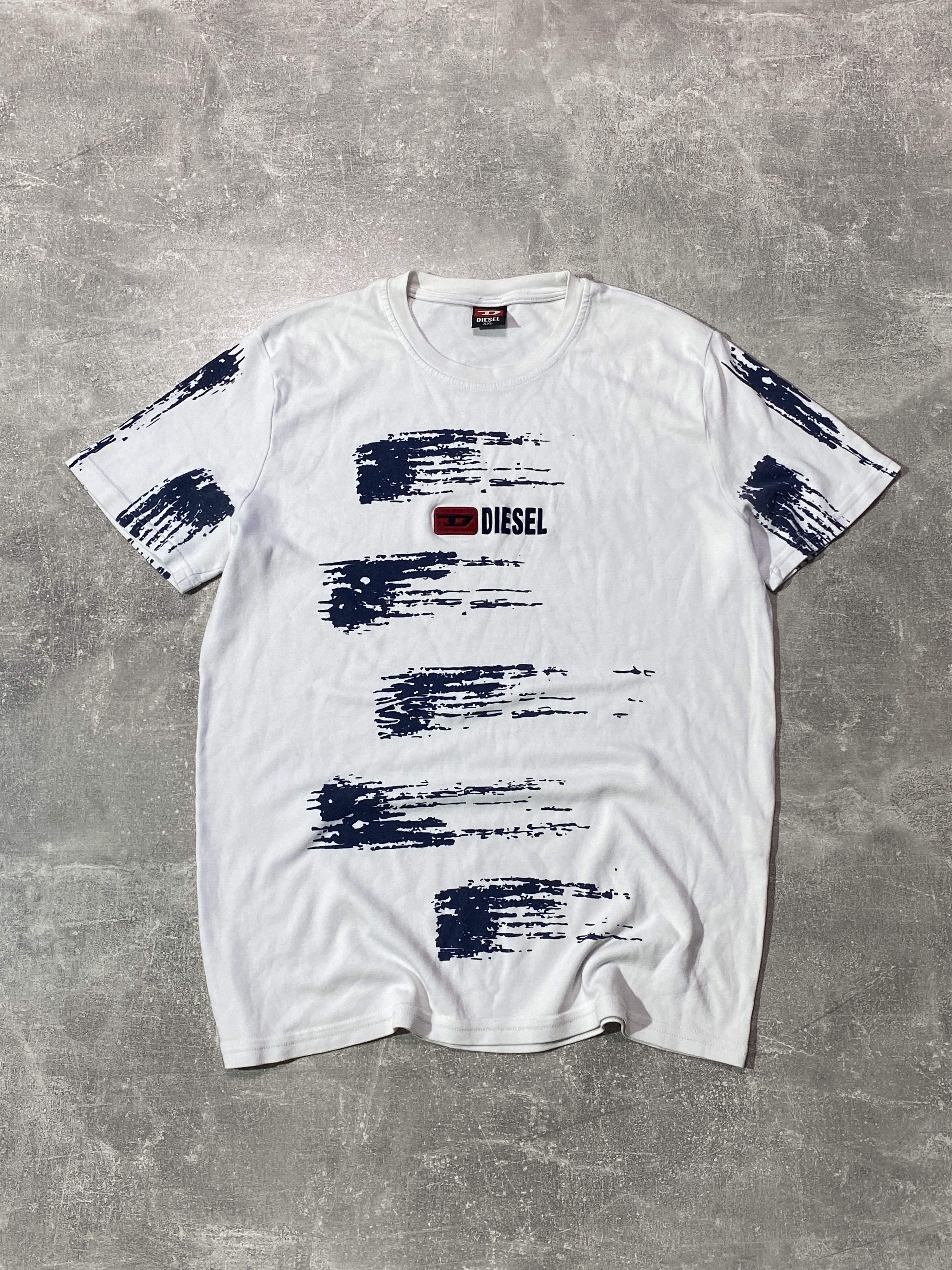 Diesel Vintage Y2K Diesel Center Logo T-Shirt Size US M / EU 48-50 / 2 - 1 Thumbnail
