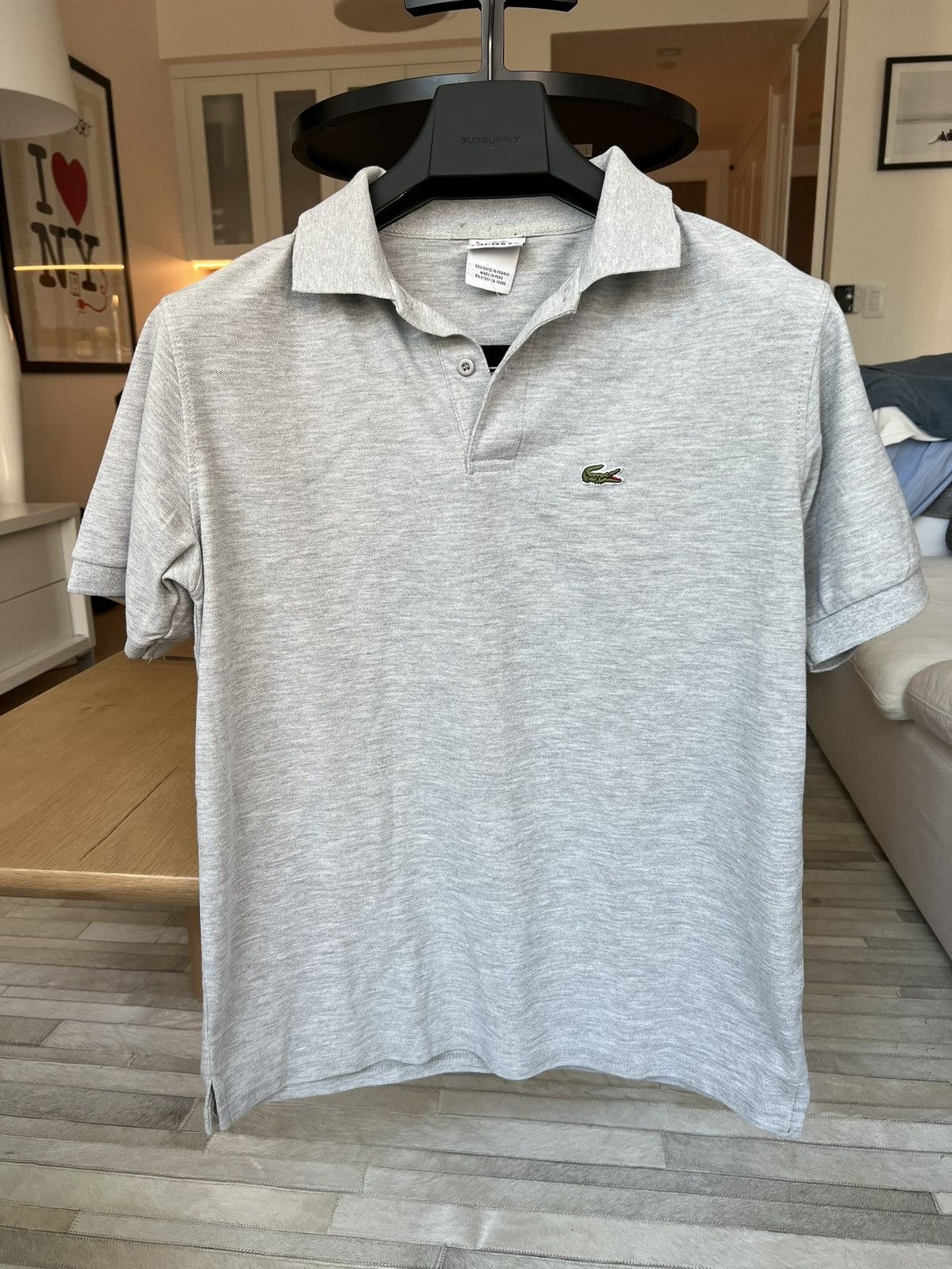Lacoste Lacoste Grey Polo Size US L / EU 52-54 / 3 - 9 Thumbnail