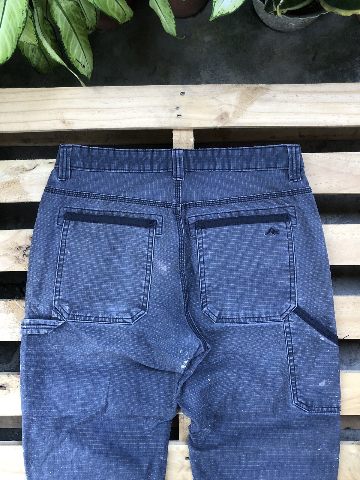 Carhartt × Japanese Brand × Vintage Vintage Ridgecut Toughwear Acid Wash Carpenter Pants Size US 34 / EU 50 - 15 Thumbnail
