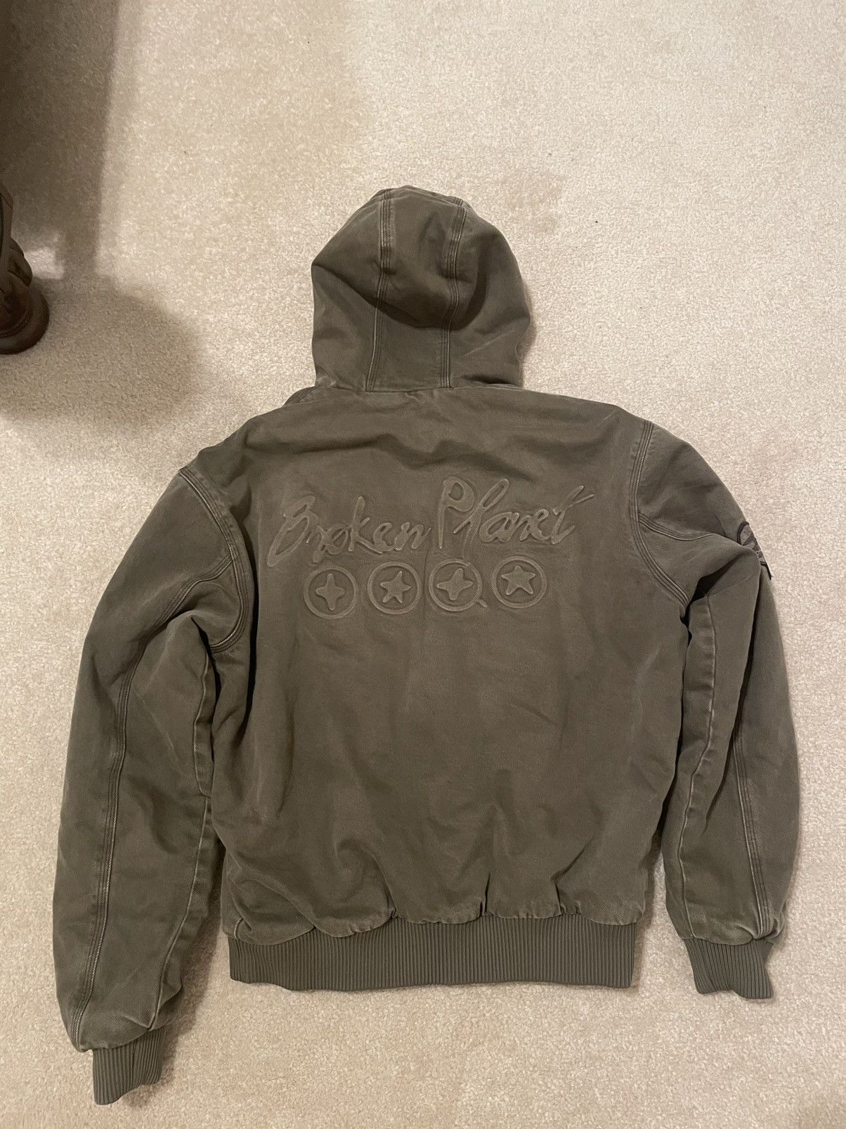 basketcase gallery Broken Planet Washed Brown Denim Workwear Jacket Size US S / EU 44-46 / 1 - 4 Thumbnail