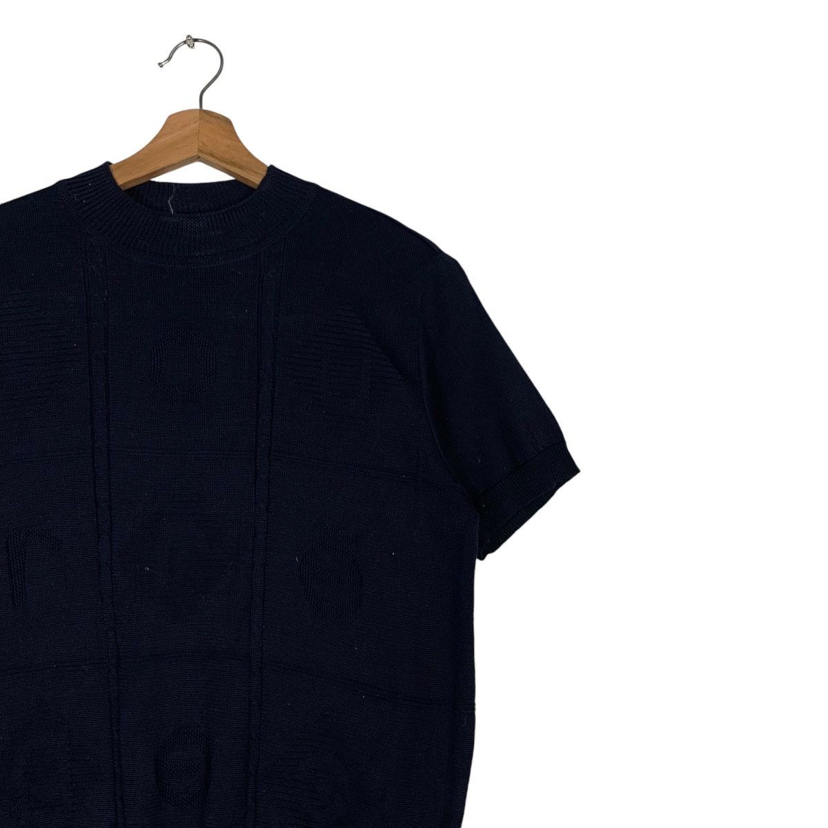 Courreges COURREGES Short Sleeve Crewneck Knitted Sweater #1226-C55 Size S / US 4 / IT 40 - 5 Thumbnail