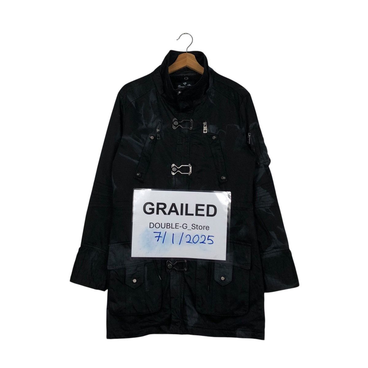 Japanese Brand 📌Buckle Biker Jacket Chore Bearning Sho Fur Blanket Punk Size US M / EU 48-50 / 2 - 1 Thumbnail
