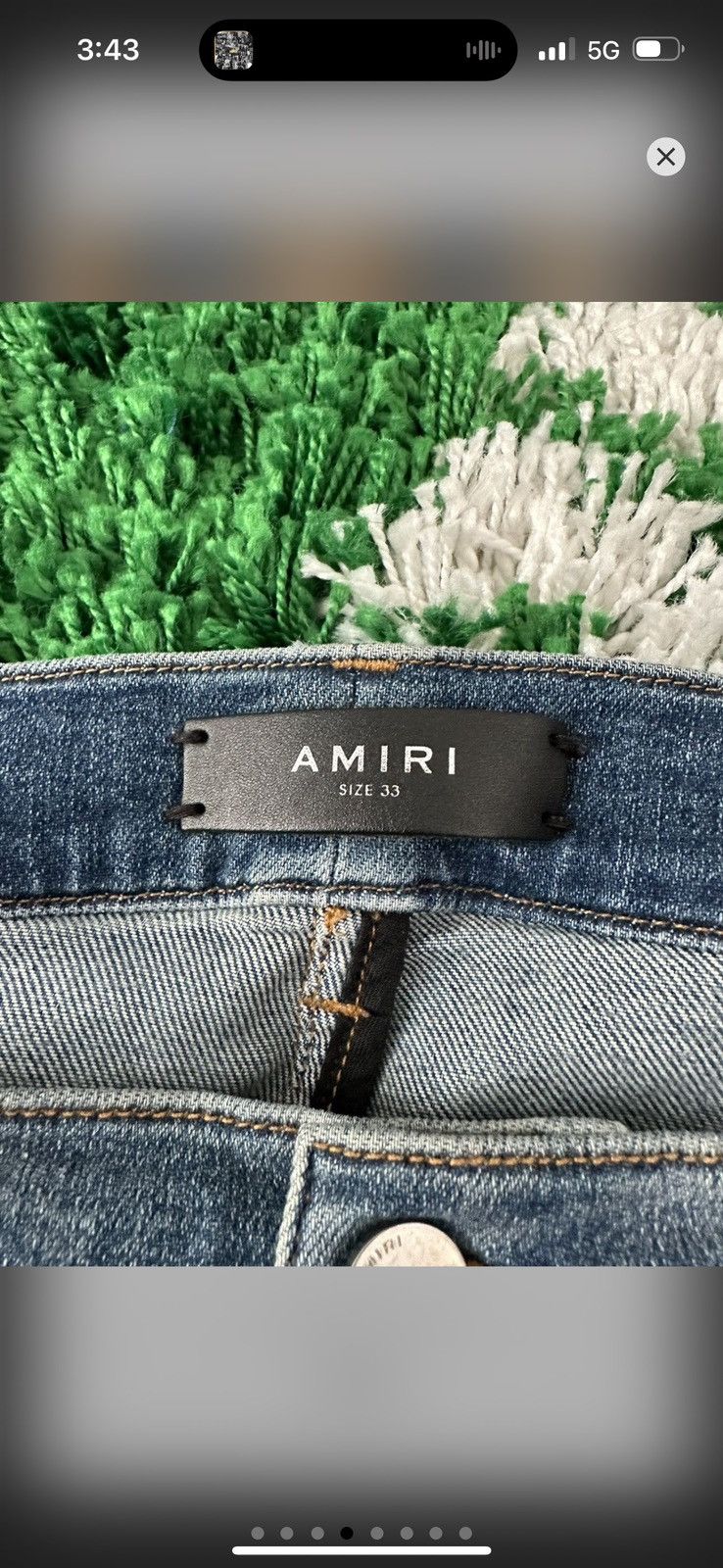 Amiri Amiri Denim Size US 33 - 6 Thumbnail