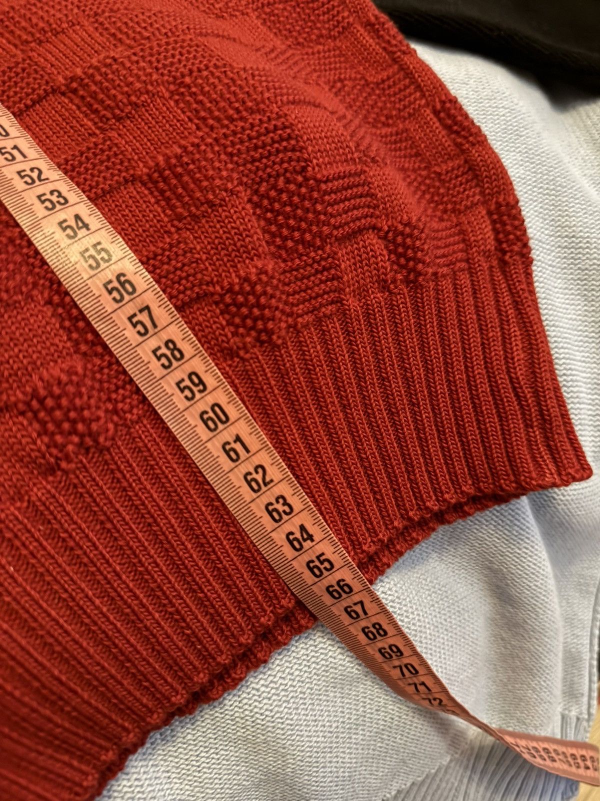 Saint Laurent Paris 1970’s YSL Sweater Knit Red Saint Laurent Paris Size US S / EU 44-46 / 1 - 20 Thumbnail