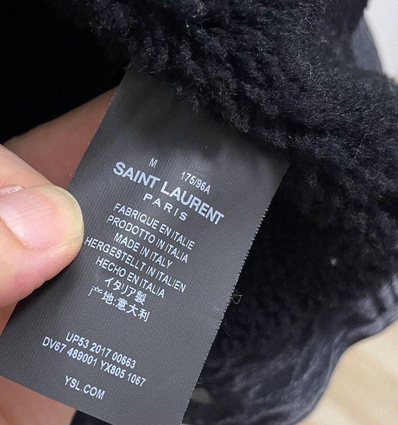 Saint Laurent Paris × Yves Saint Laurent Saint Laurent fur one-piece washed denim jacke2412-Nextarrow Size US M / EU 48-50 / 2 - 4 Thumbnail