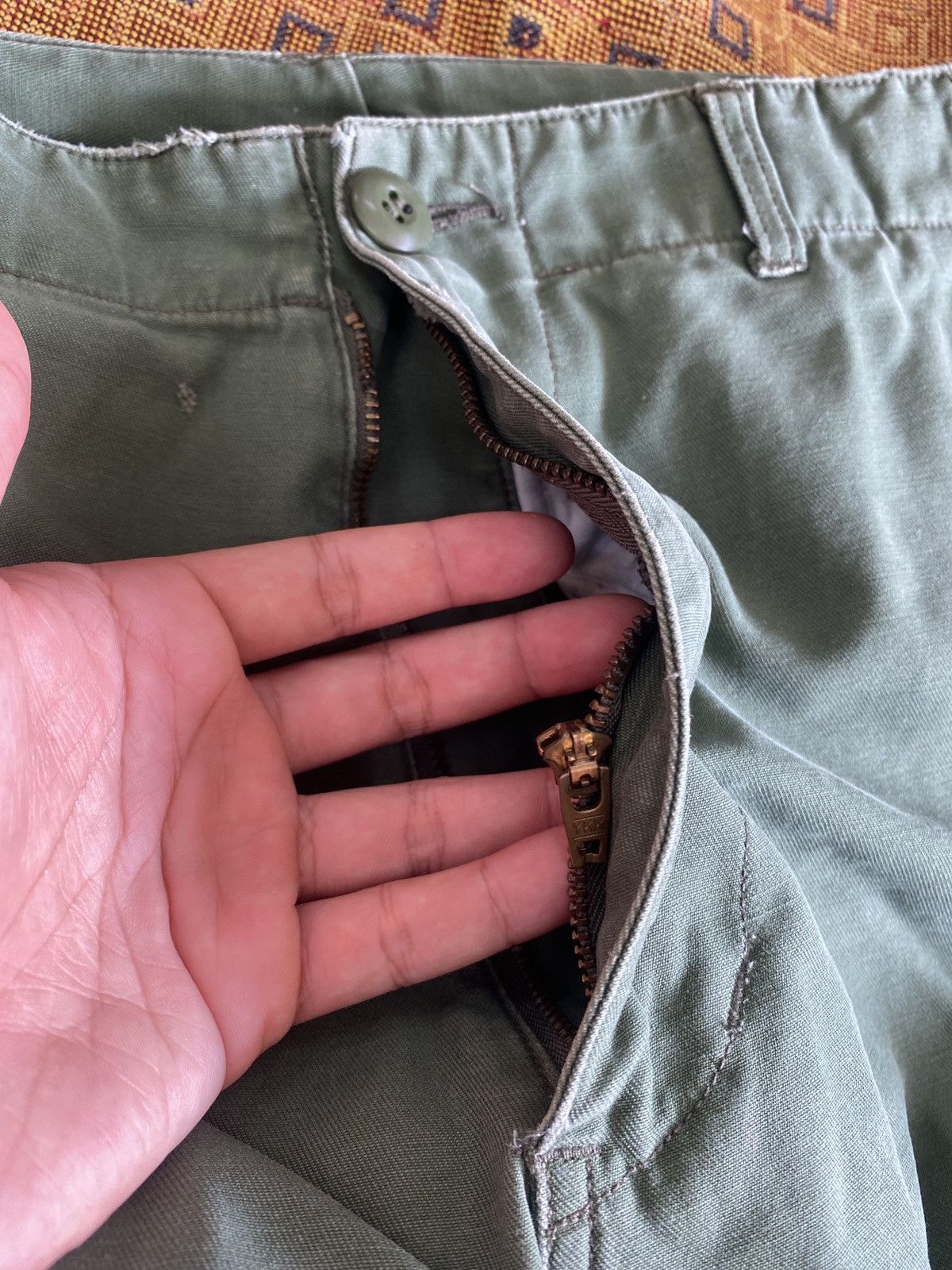 Vintage VINTAGE MILITARY CARGO PANTS GREEN Size US 32 / EU 48 - 10 Thumbnail