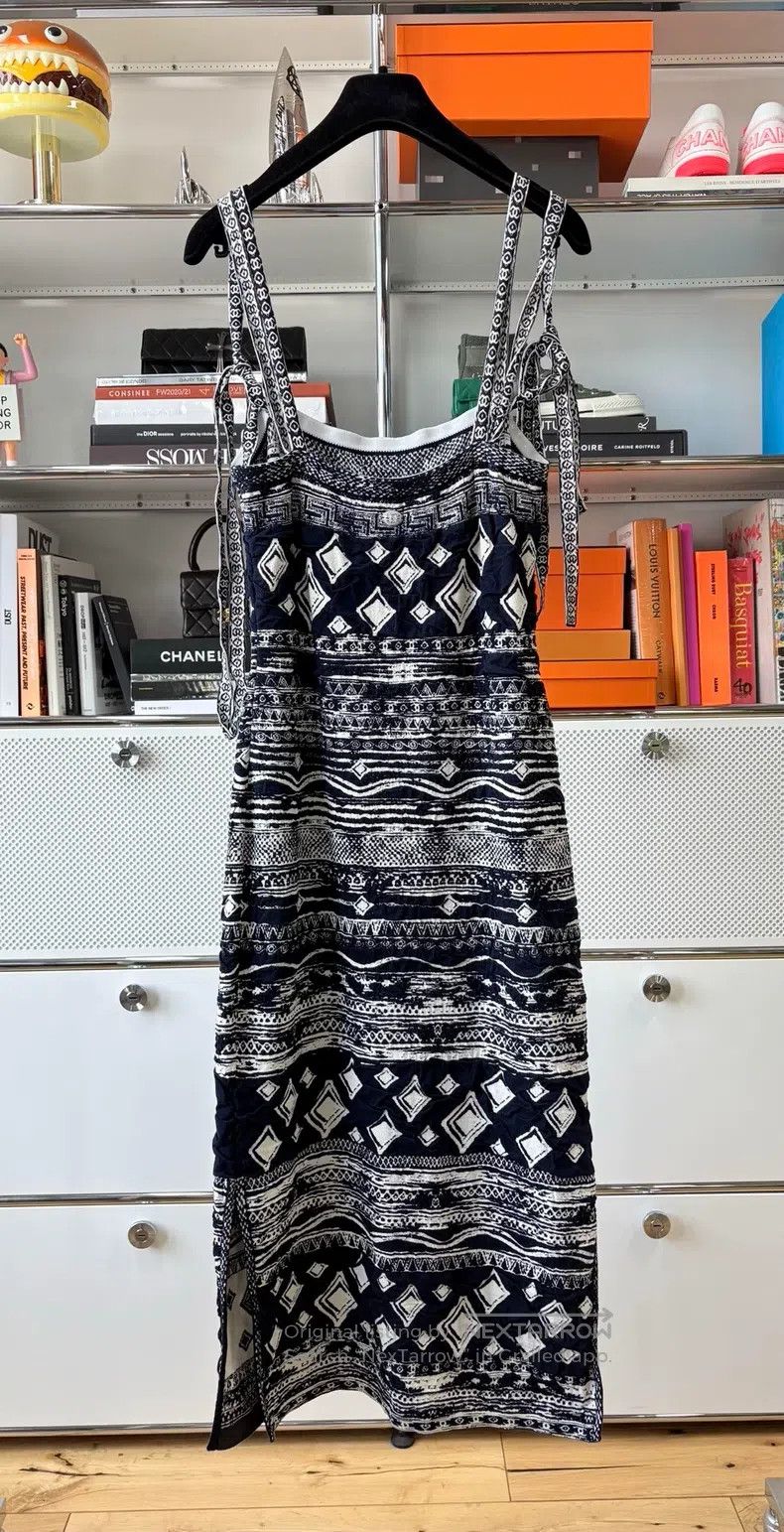 Chanel Chanel Greek series holiday style blue and white geometric Size XS / US 0-2 / IT 36-38 - 2 Thumbnail