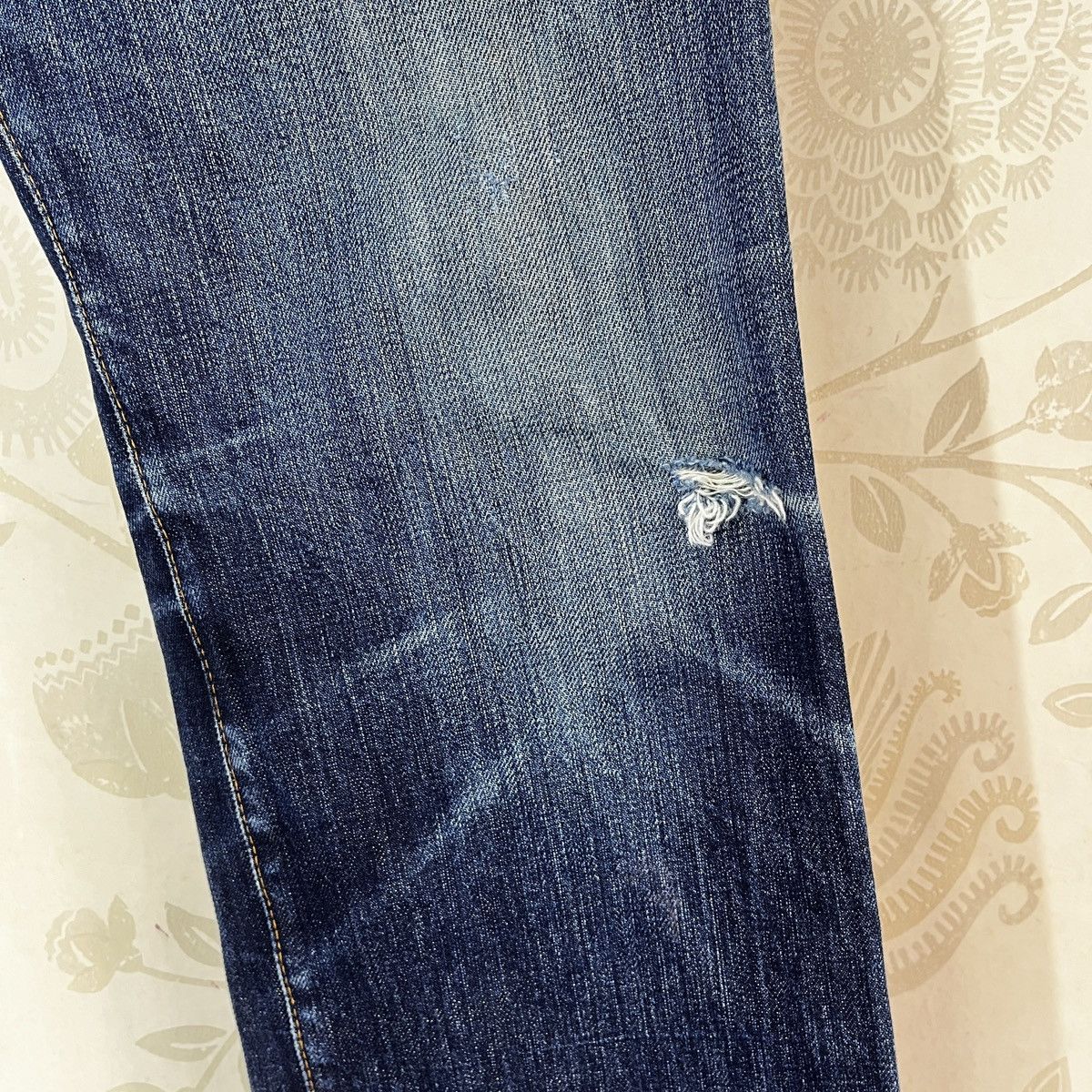 RRL Ralph Lauren Vintage RRL Ralph Lauren Hidden Rivet Distressed Denim Size US 34 / EU 50 - 10 Thumbnail