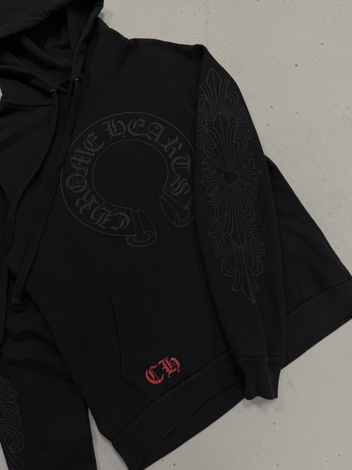 Chrome Hearts Chrome Hearts Matty Boy Horseshoe Lips Hoodie Black Medium Size US M / EU 48-50 / 2 - 2 Thumbnail